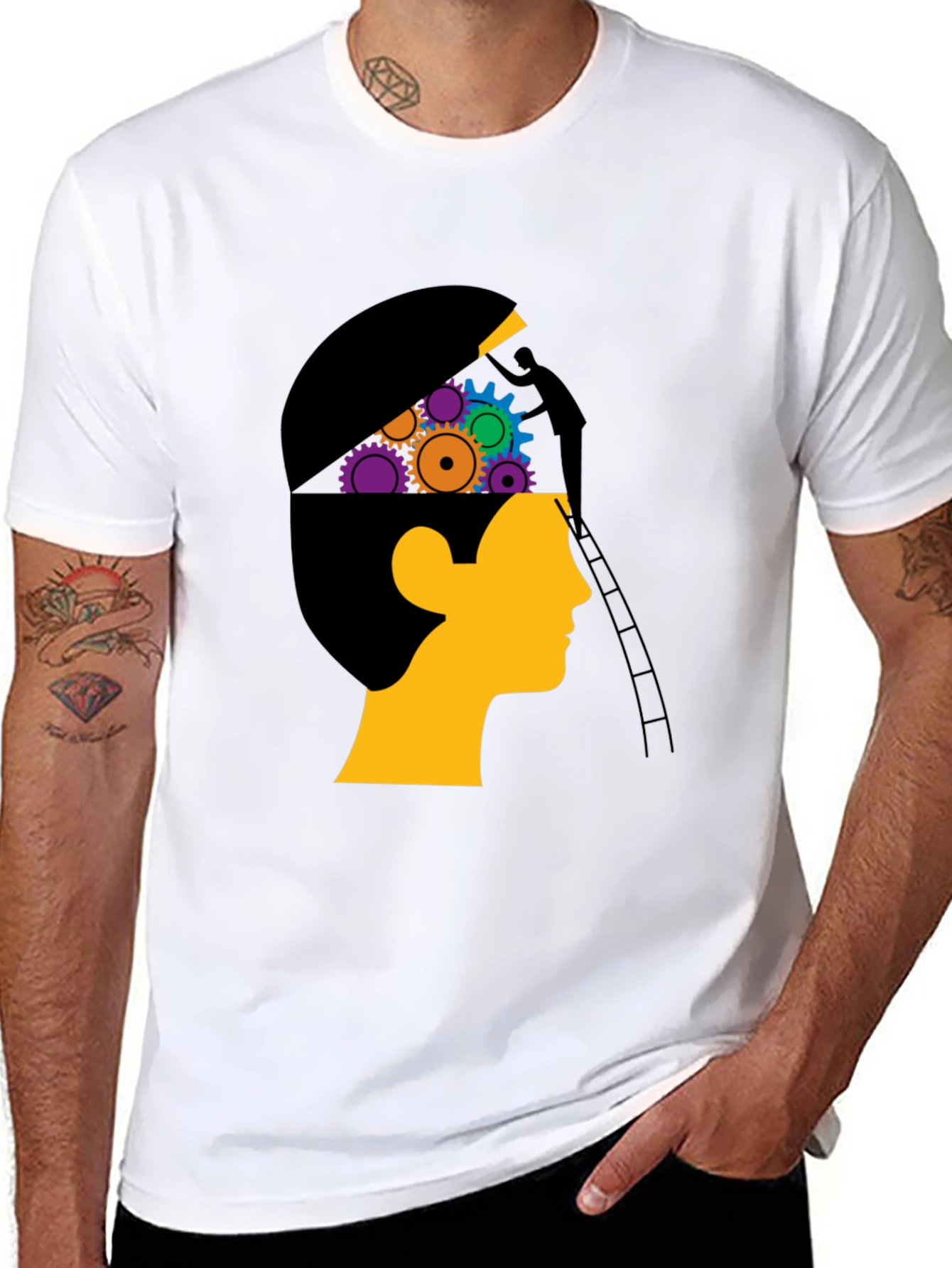 Creative Thinking Black T-Shirt