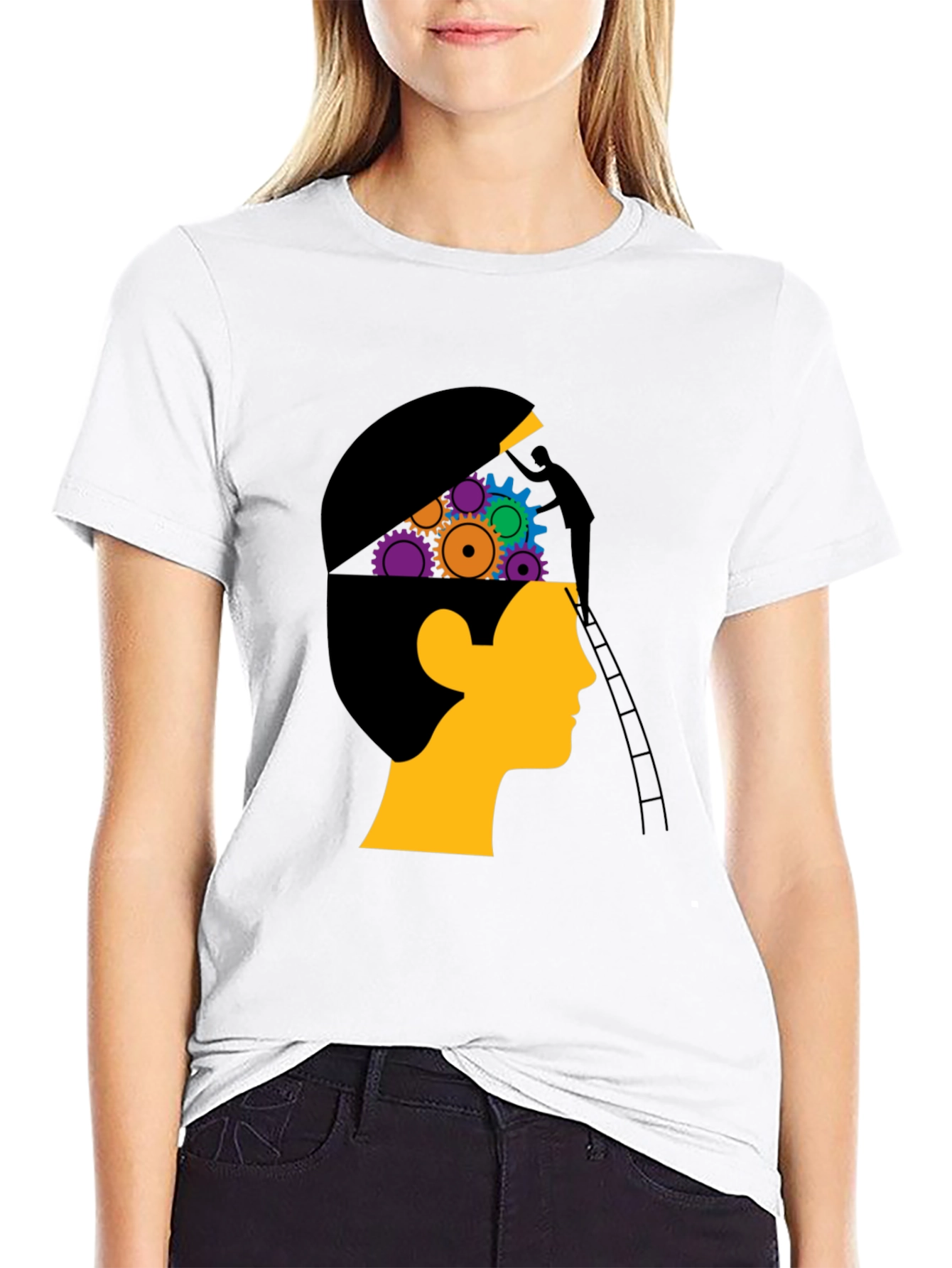 Creative Thinking Black T-Shirt