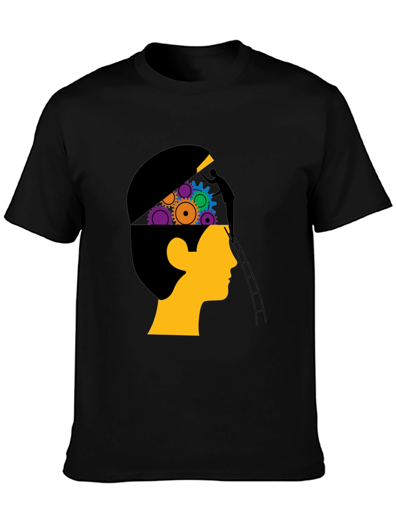 Creative Thinking Black T-Shirt