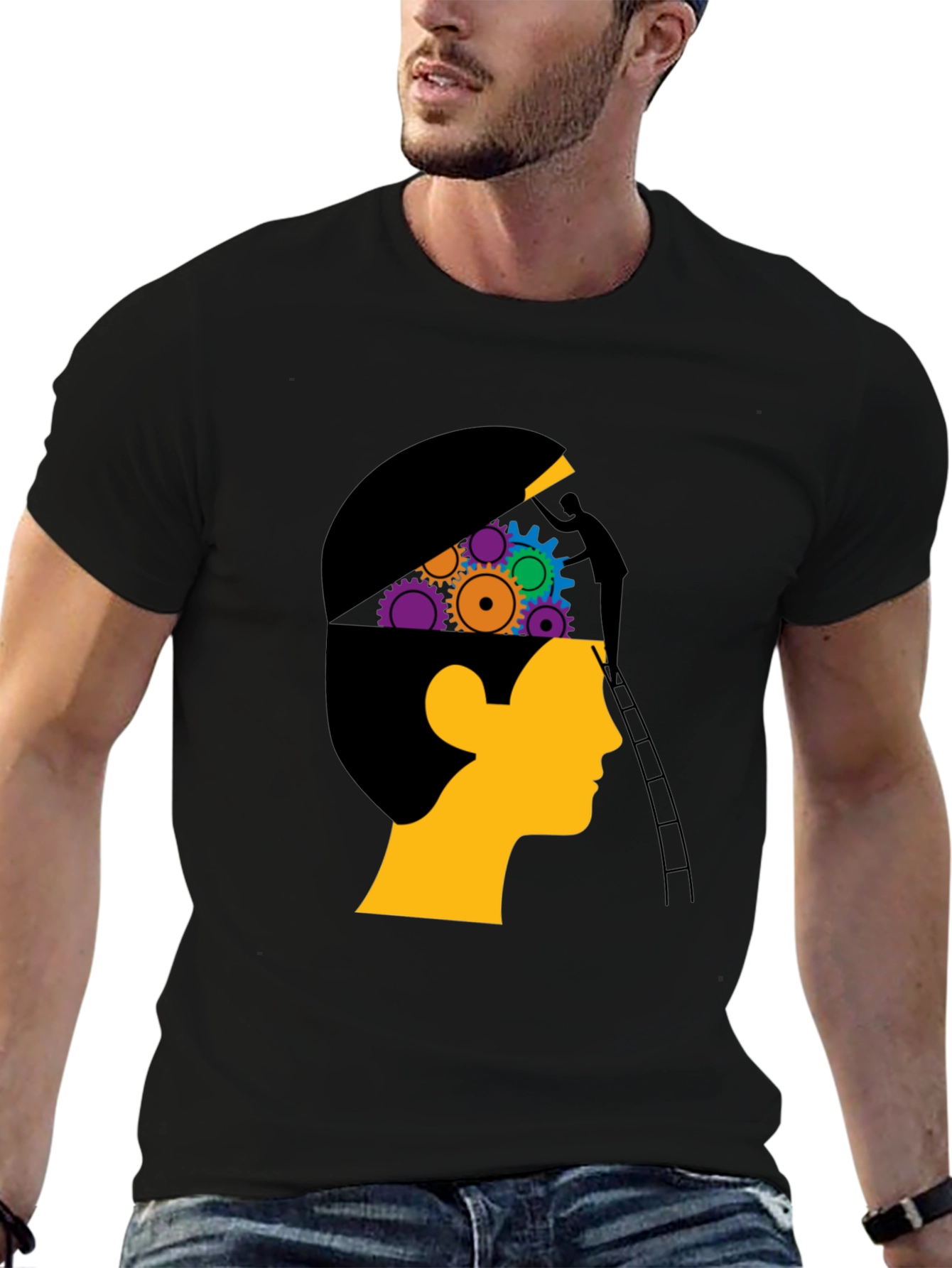 Creative Thinking Black T-Shirt