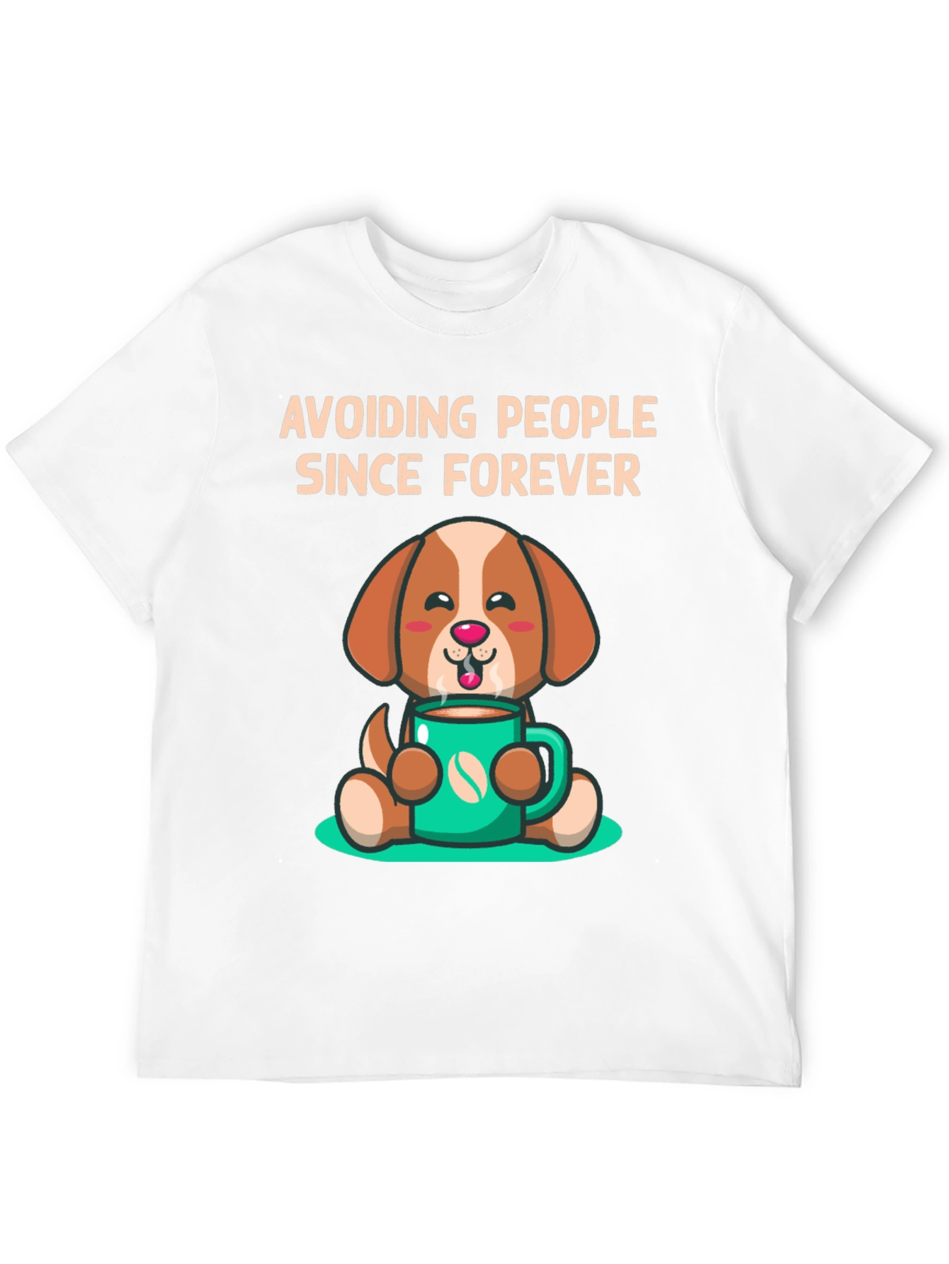 Avoiding People Dog T-Shirt