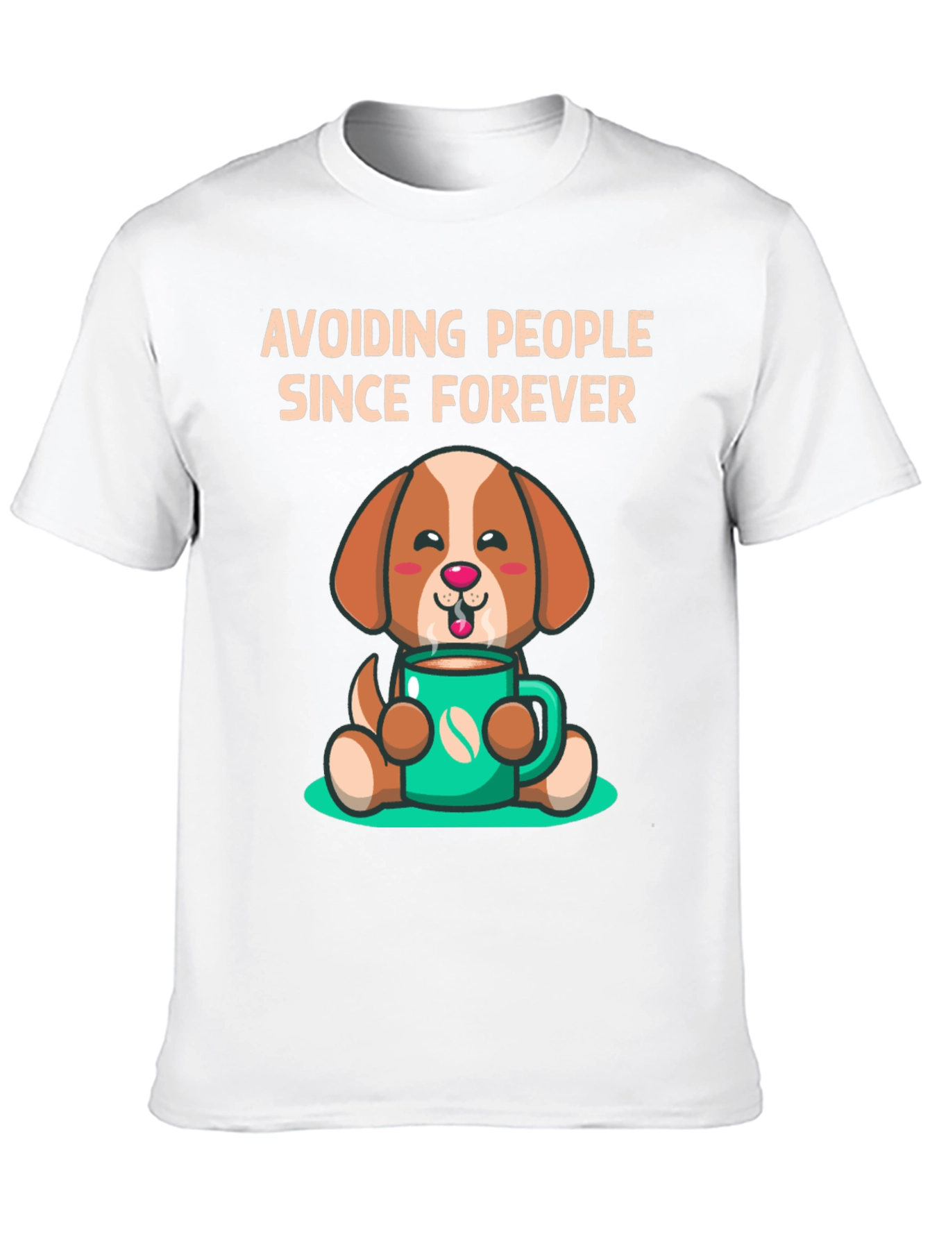 Avoiding People Dog T-Shirt