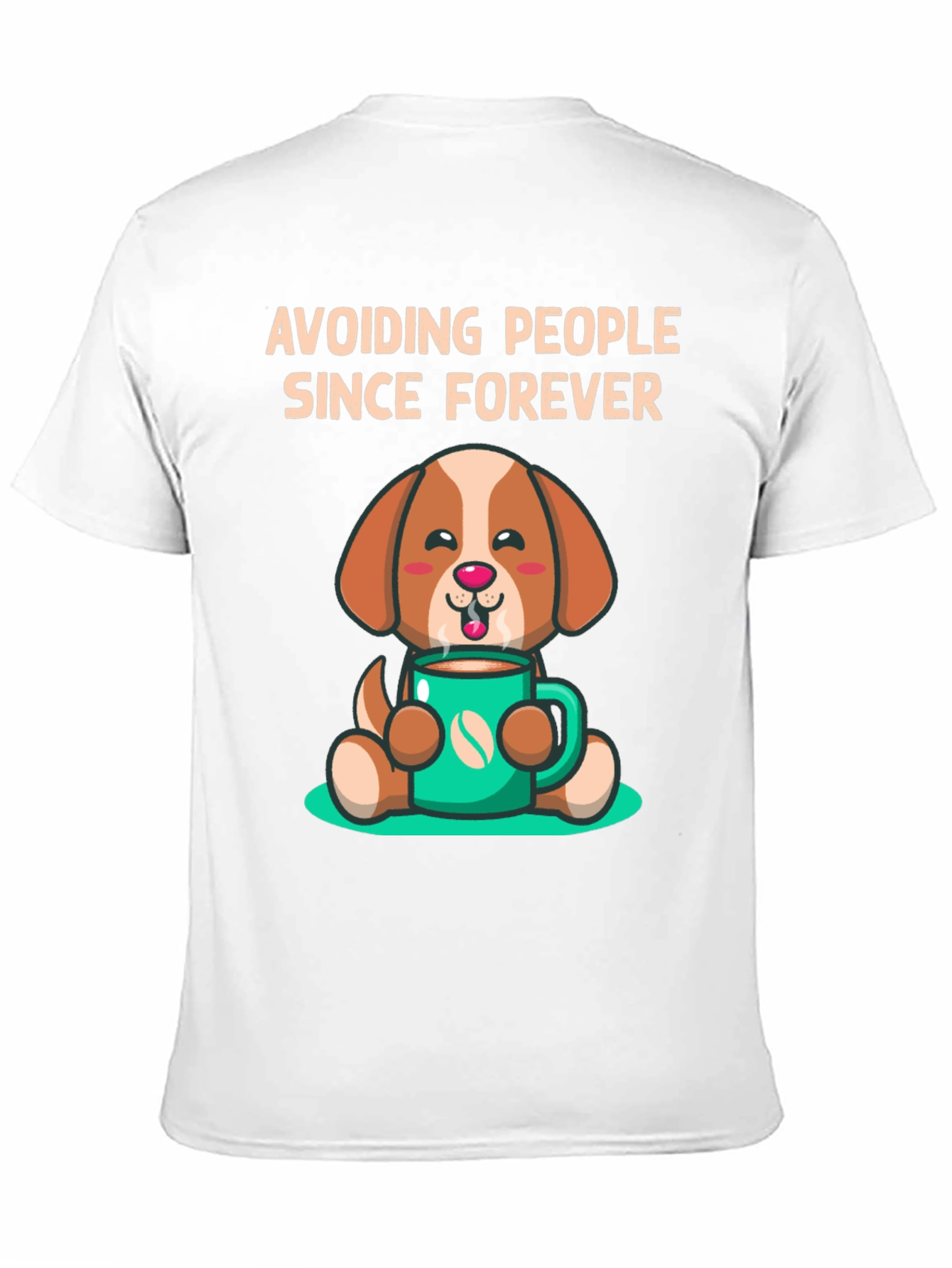 Avoiding People Dog T-Shirt
