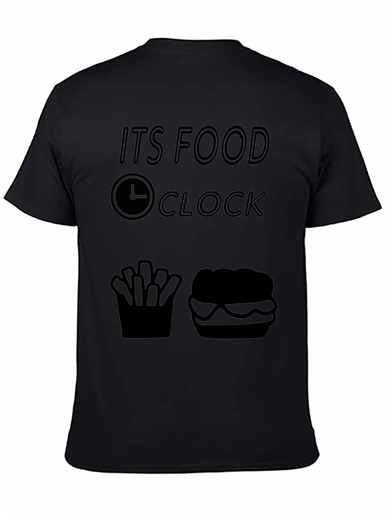Food Clock T-Shirt - Its Always Time to Eat!
