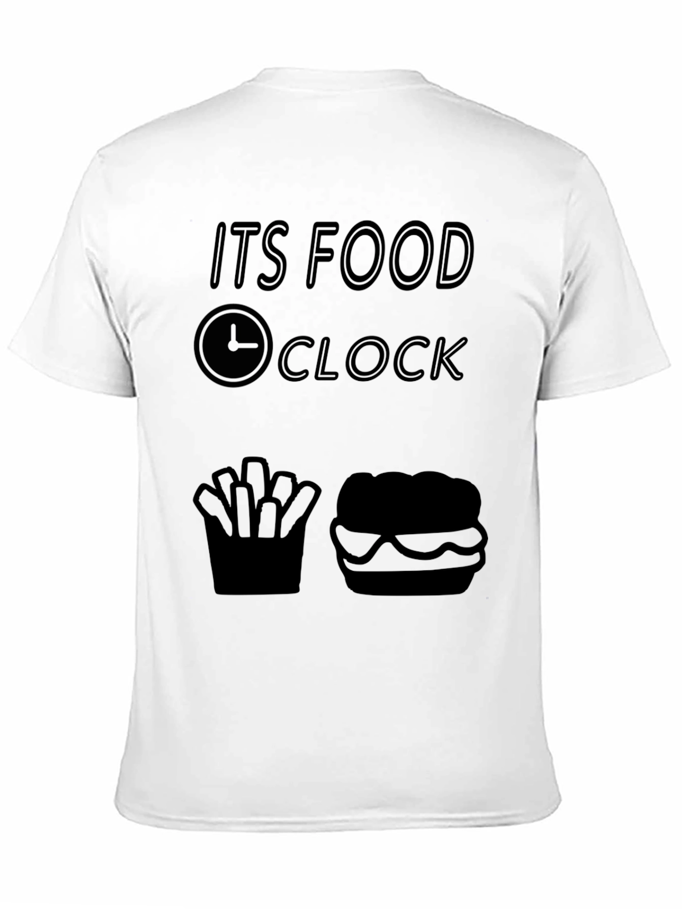 Food Clock T-Shirt - Its Always Time to Eat!