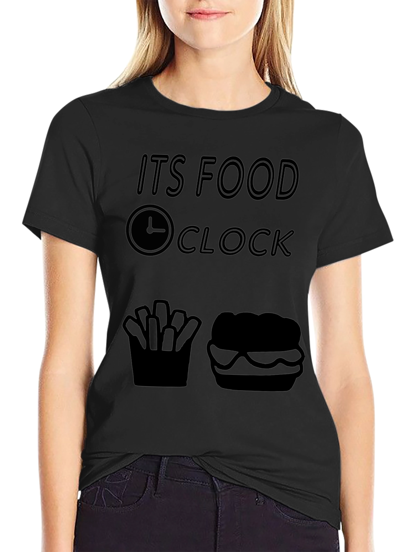 Food Clock T-Shirt - Its Always Time to Eat!