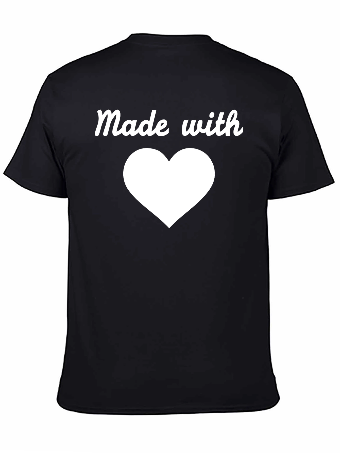 Made with Love Black Tee Shirt