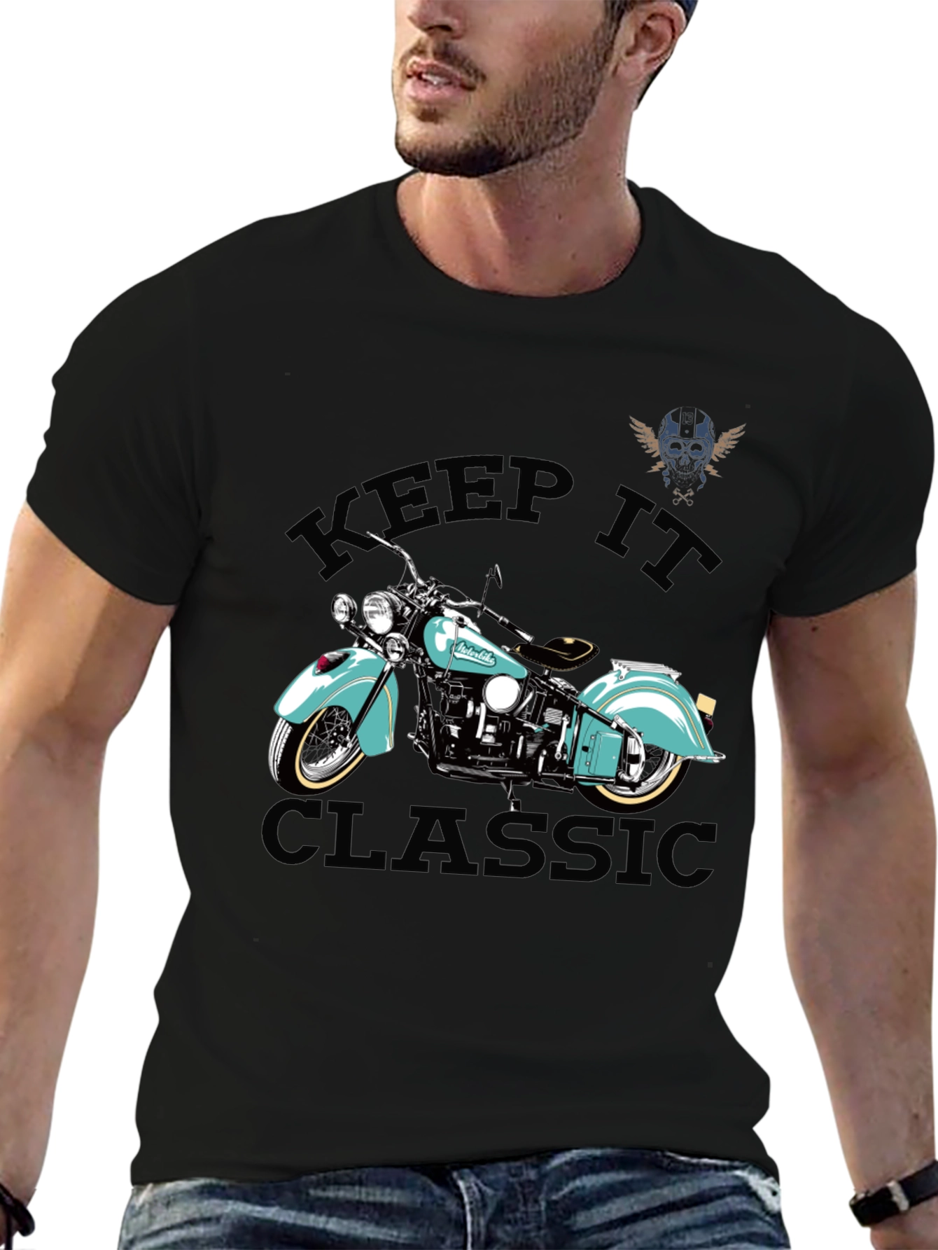 Keep it Classic Motorcycle Graphic Tee