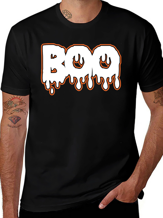 Halloween Boo Drip Graphic T-Shirt - Spooky Season