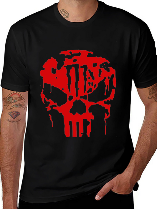 Punisher Skull Graphic Black T-Shirt