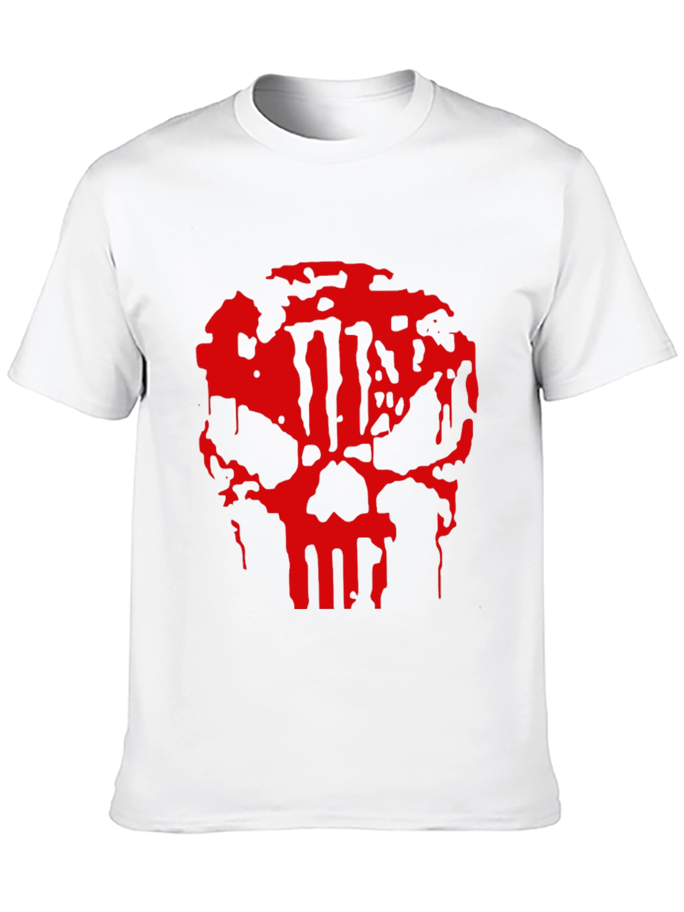 Punisher Skull Graphic Black T-Shirt