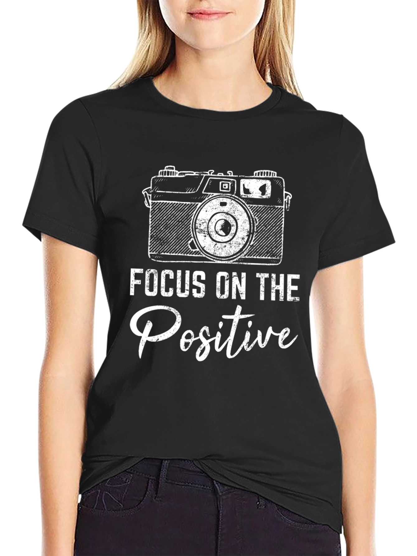 Focus on the Positive Camera Graphic Tee