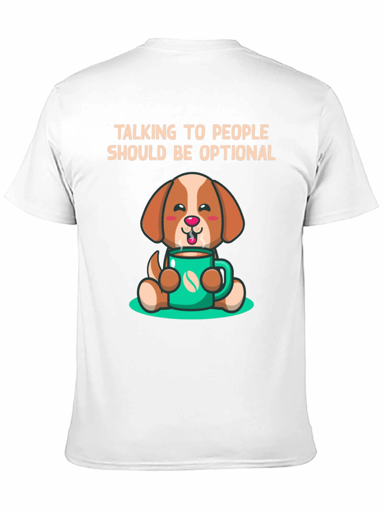 Cute Dog Coffee Lover T-Shirt