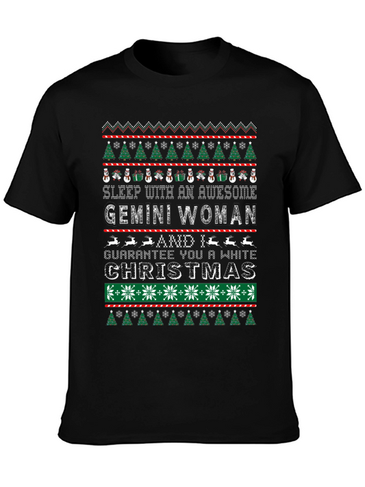 Gemini Woman Ugly Christmas Sweater T-Shirt