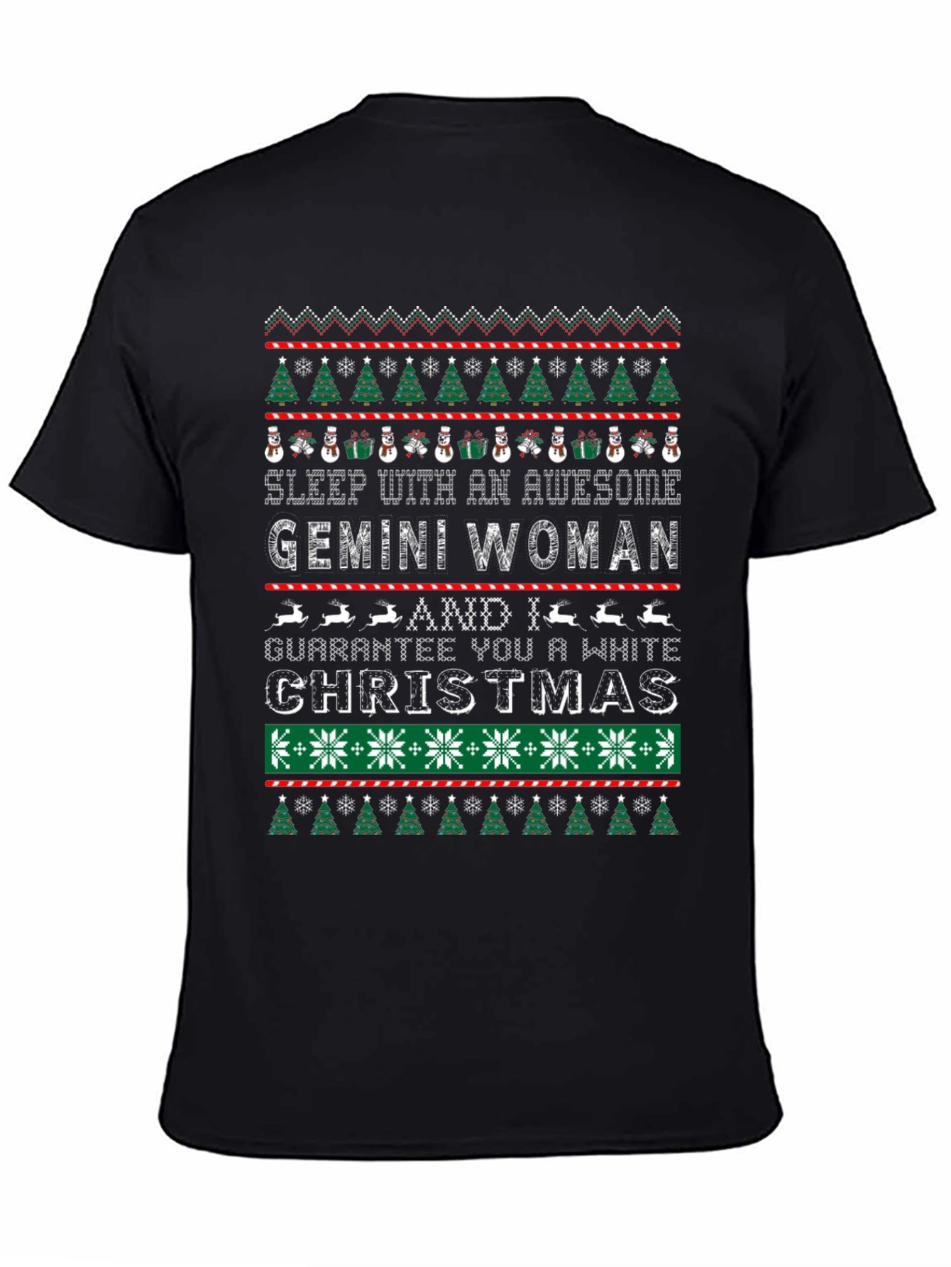 Gemini Woman Ugly Christmas Sweater T-Shirt