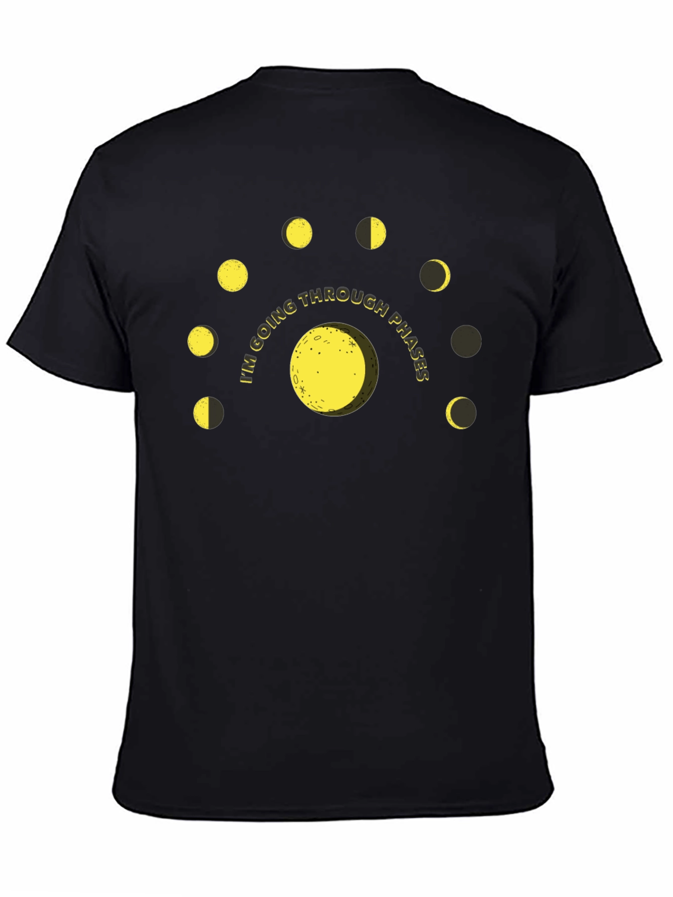 Lunar Phases Graphic T-Shirt - Going Through Phases