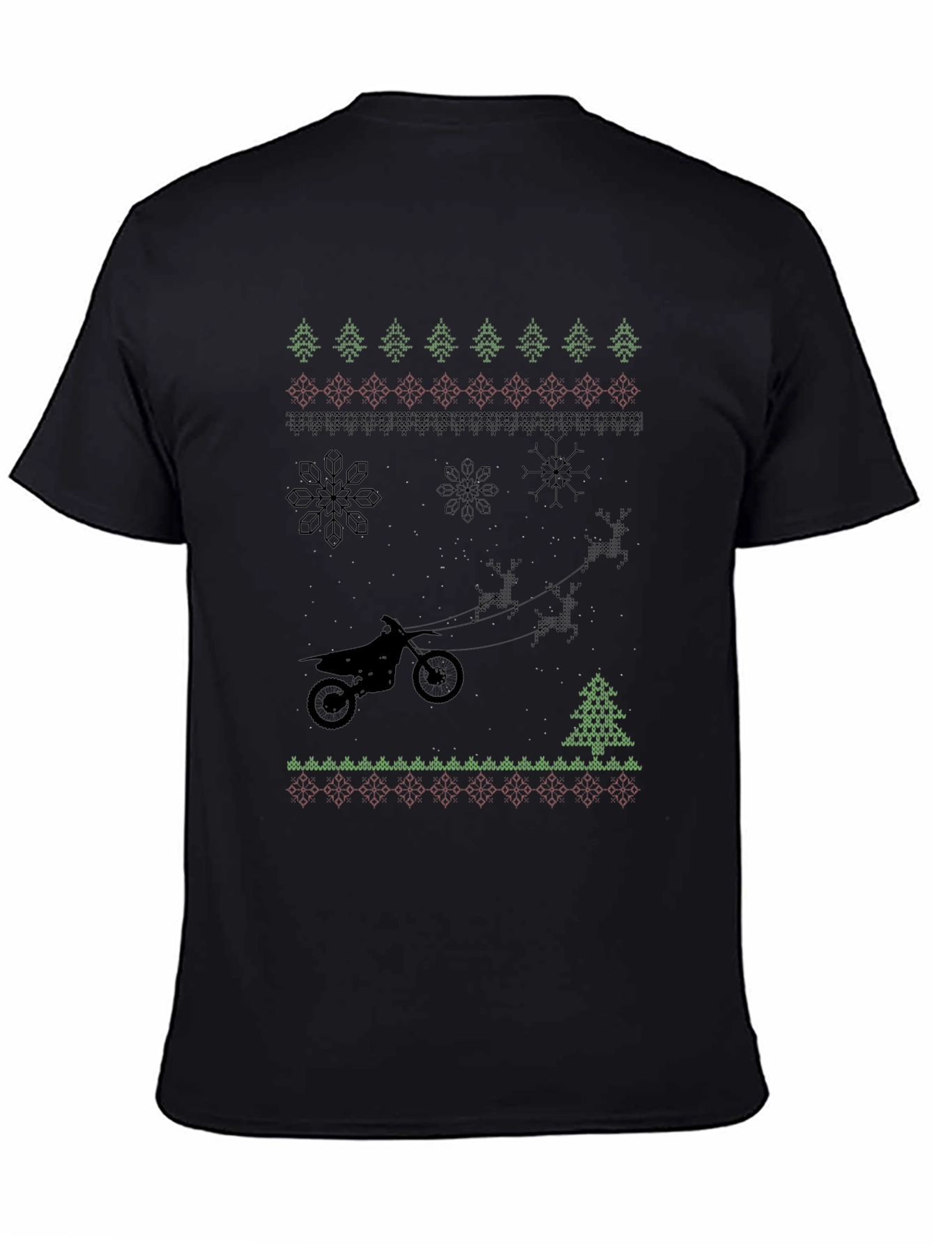 Motorcycle Christmas Ugly Sweater T-Shirt