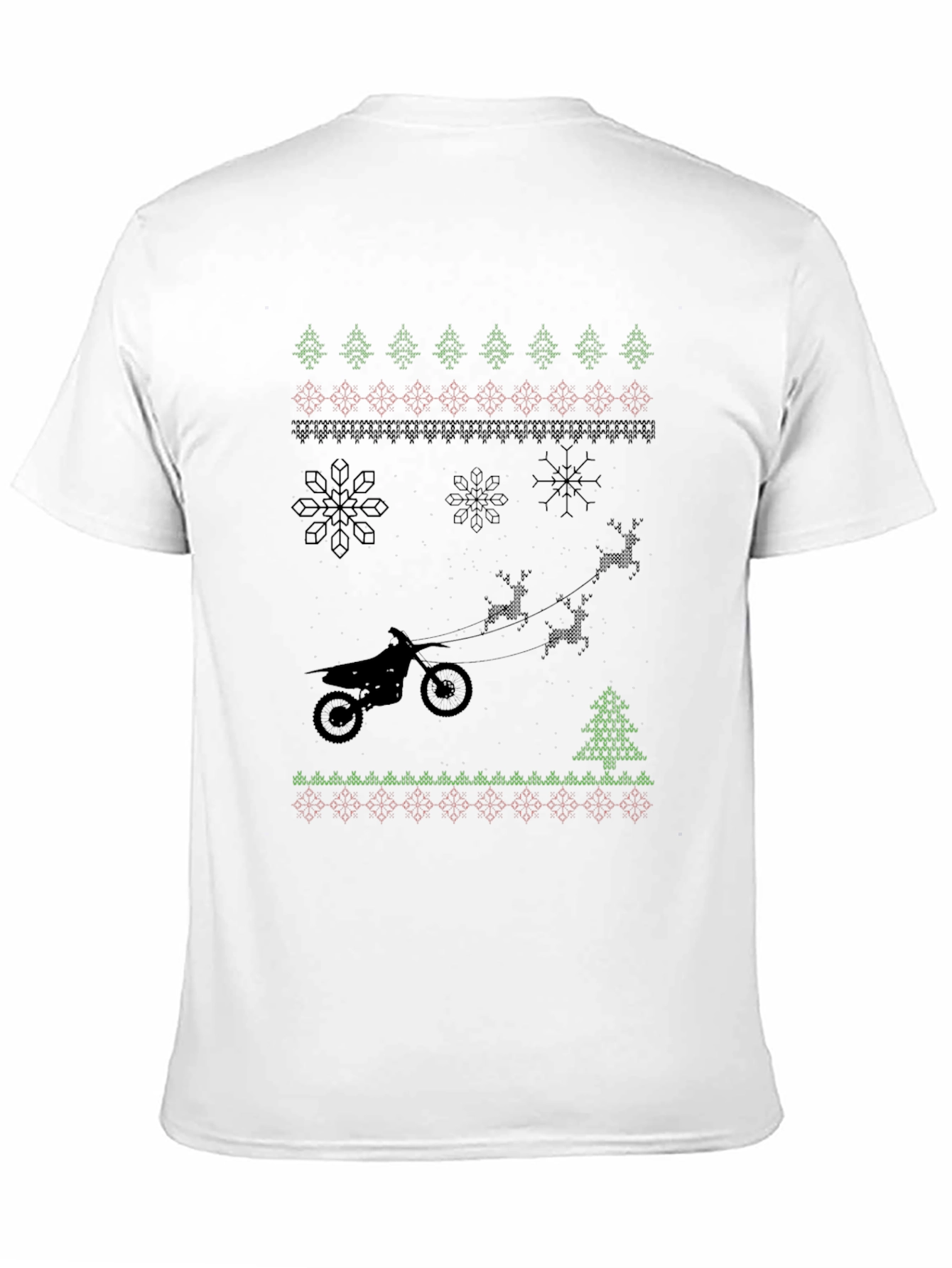Motorcycle Christmas Ugly Sweater T-Shirt
