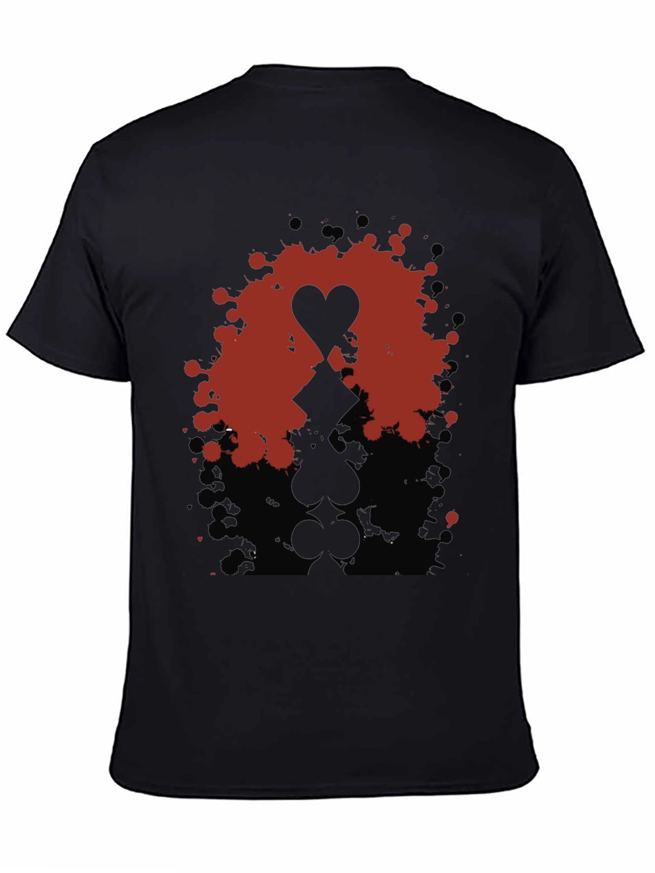 Queen of Hearts T-Shirt - Unique Playing Card Design