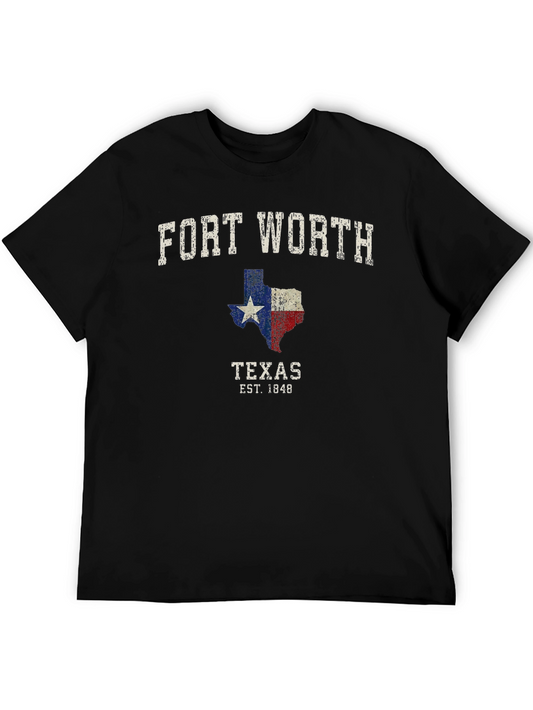 Fort Worth Texas T-Shirt - Vintage Style