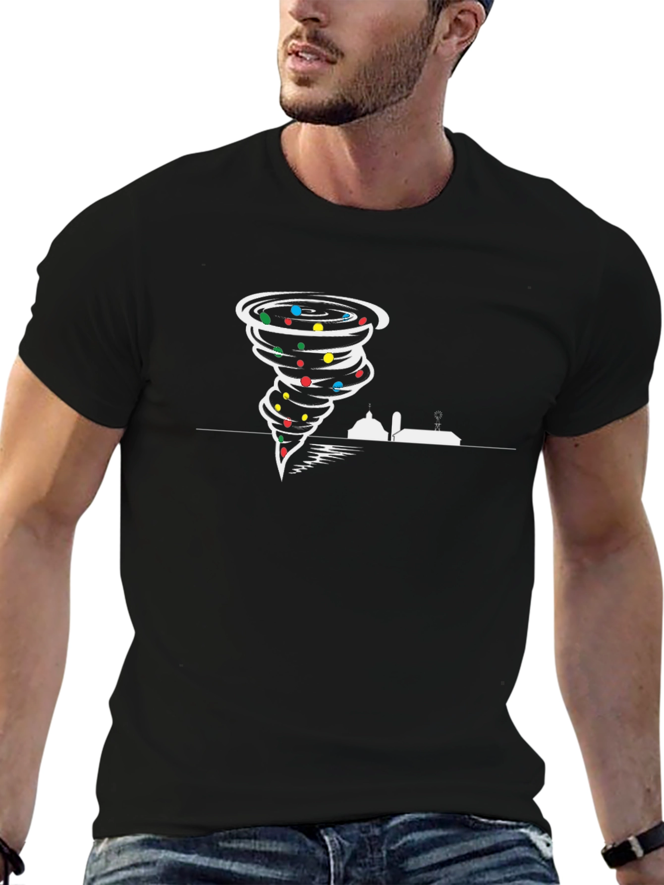 Whimsical Tornado Lights T-Shirt