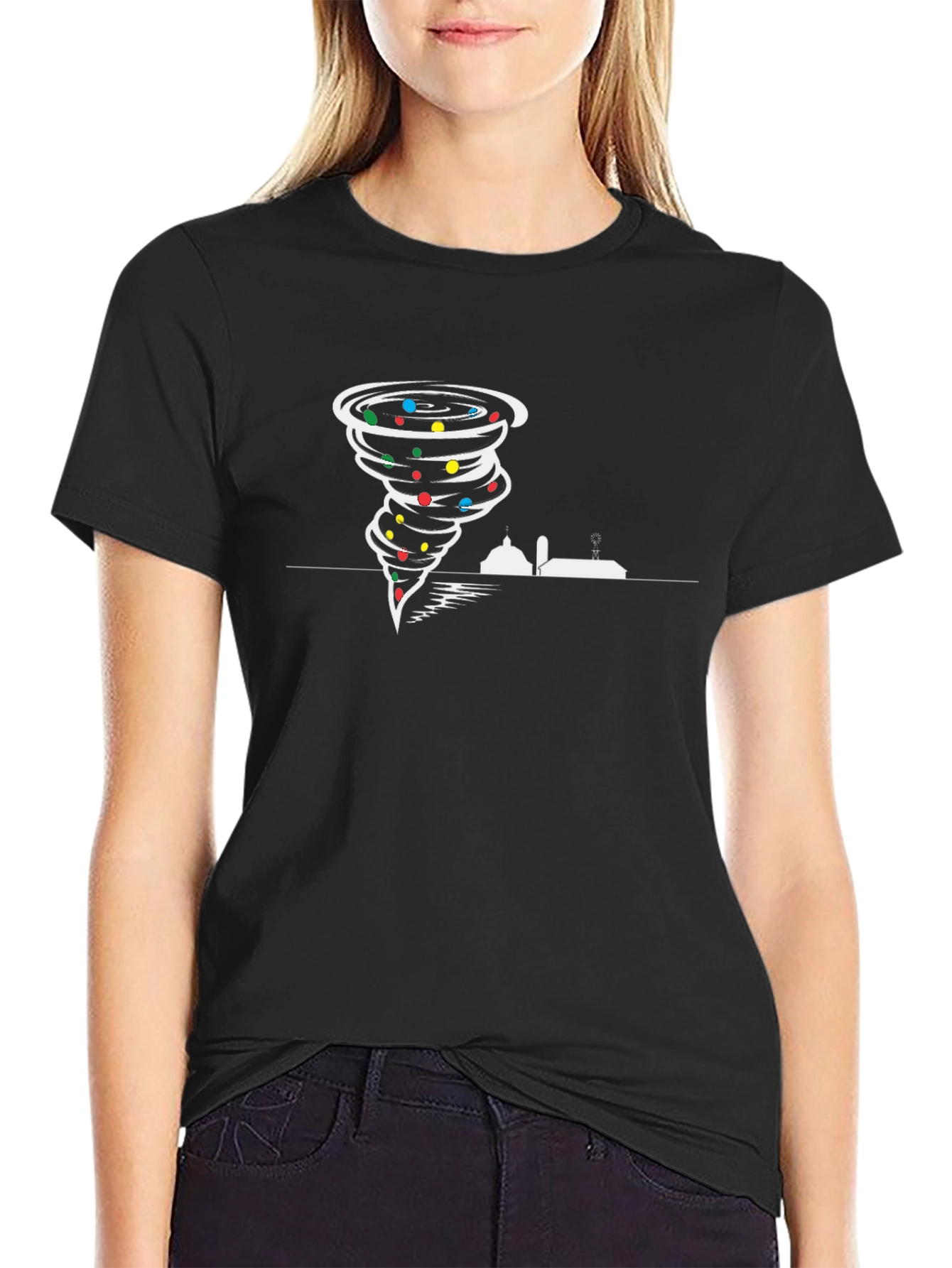 Whimsical Tornado Lights T-Shirt