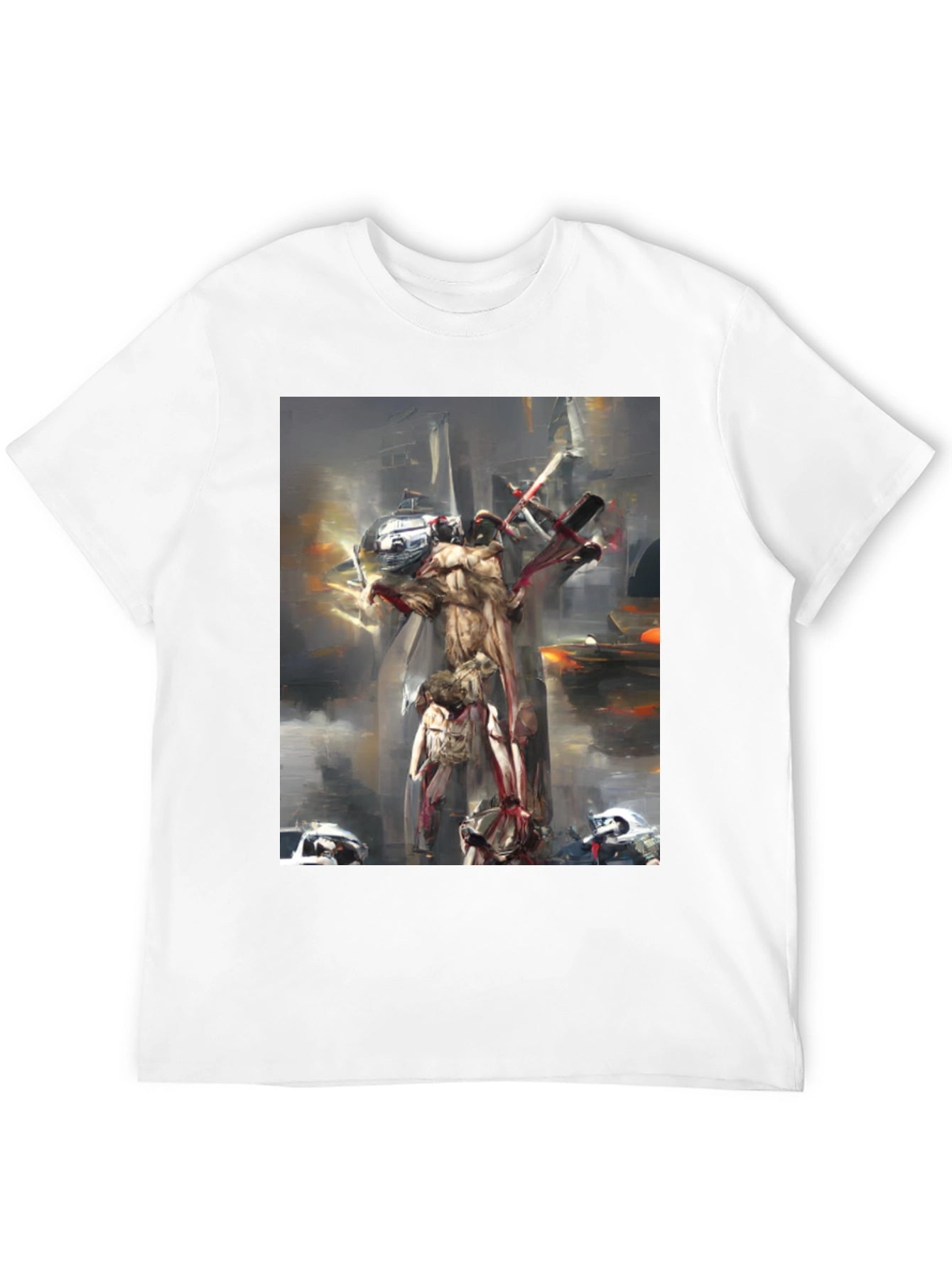 Abstract Futuristic T-Shirt - Wearable Art