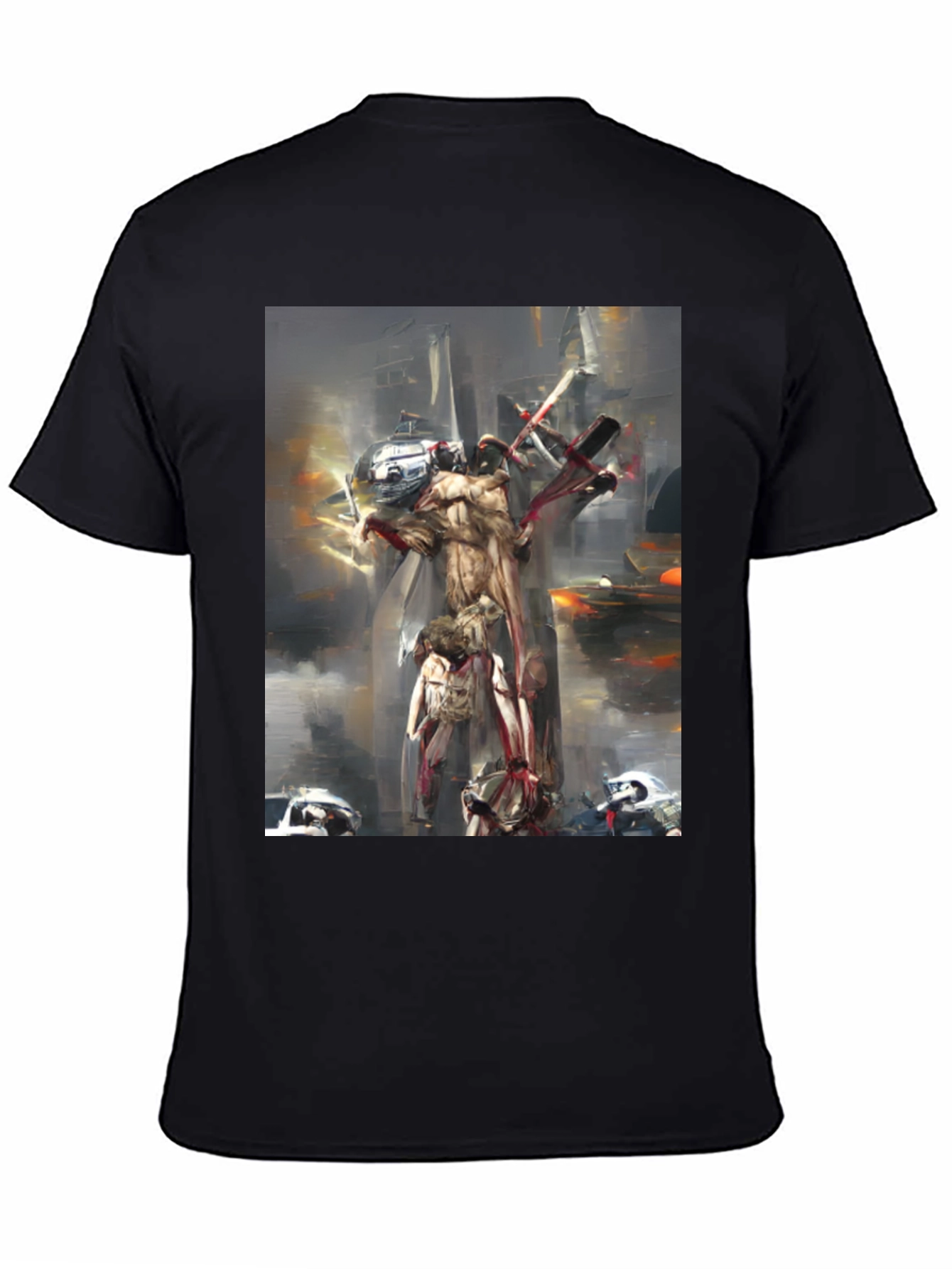 Abstract Futuristic T-Shirt - Wearable Art