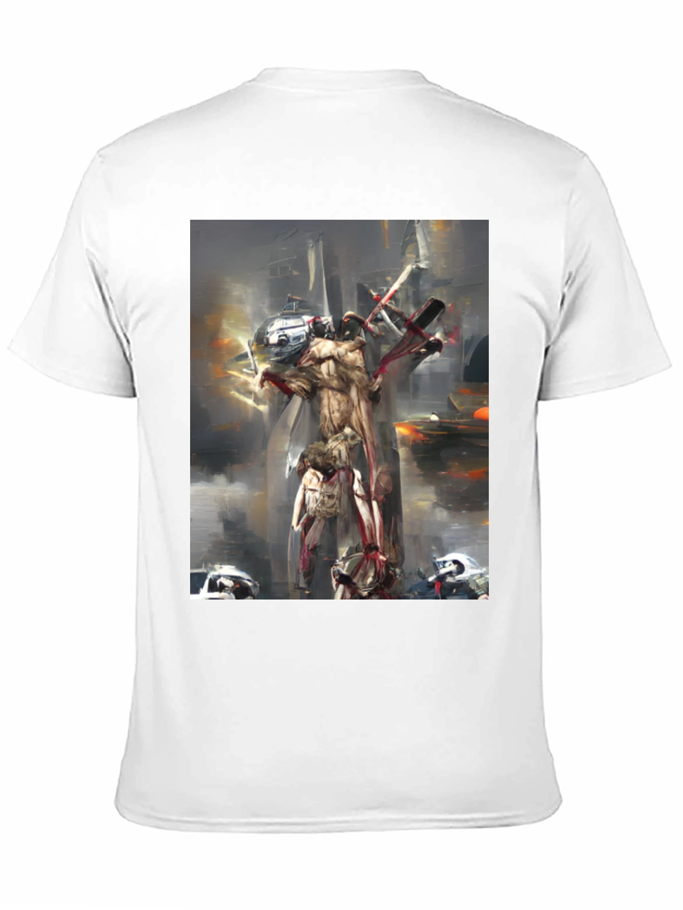 Abstract Futuristic T-Shirt - Wearable Art