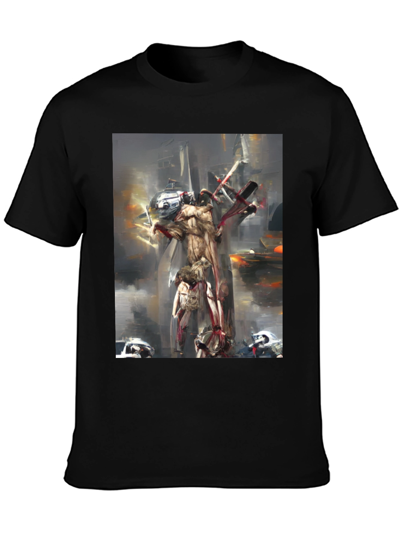 Abstract Futuristic T-Shirt - Wearable Art