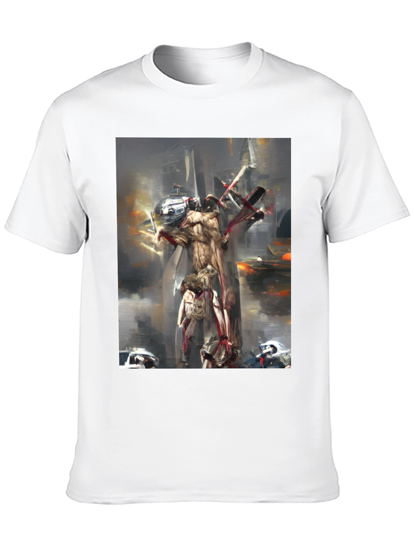 Abstract Futuristic T-Shirt - Wearable Art