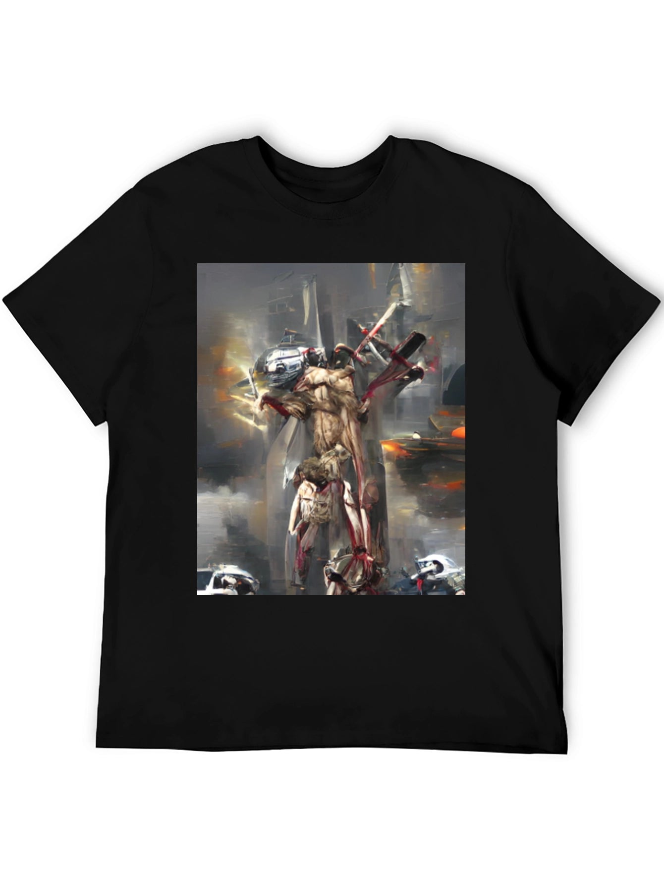 Abstract Futuristic T-Shirt - Wearable Art