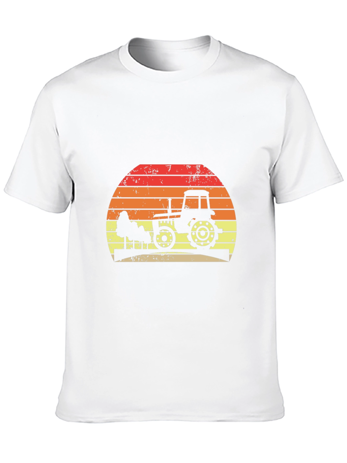 Tractor Sunset Graphic Tee - Farm Life