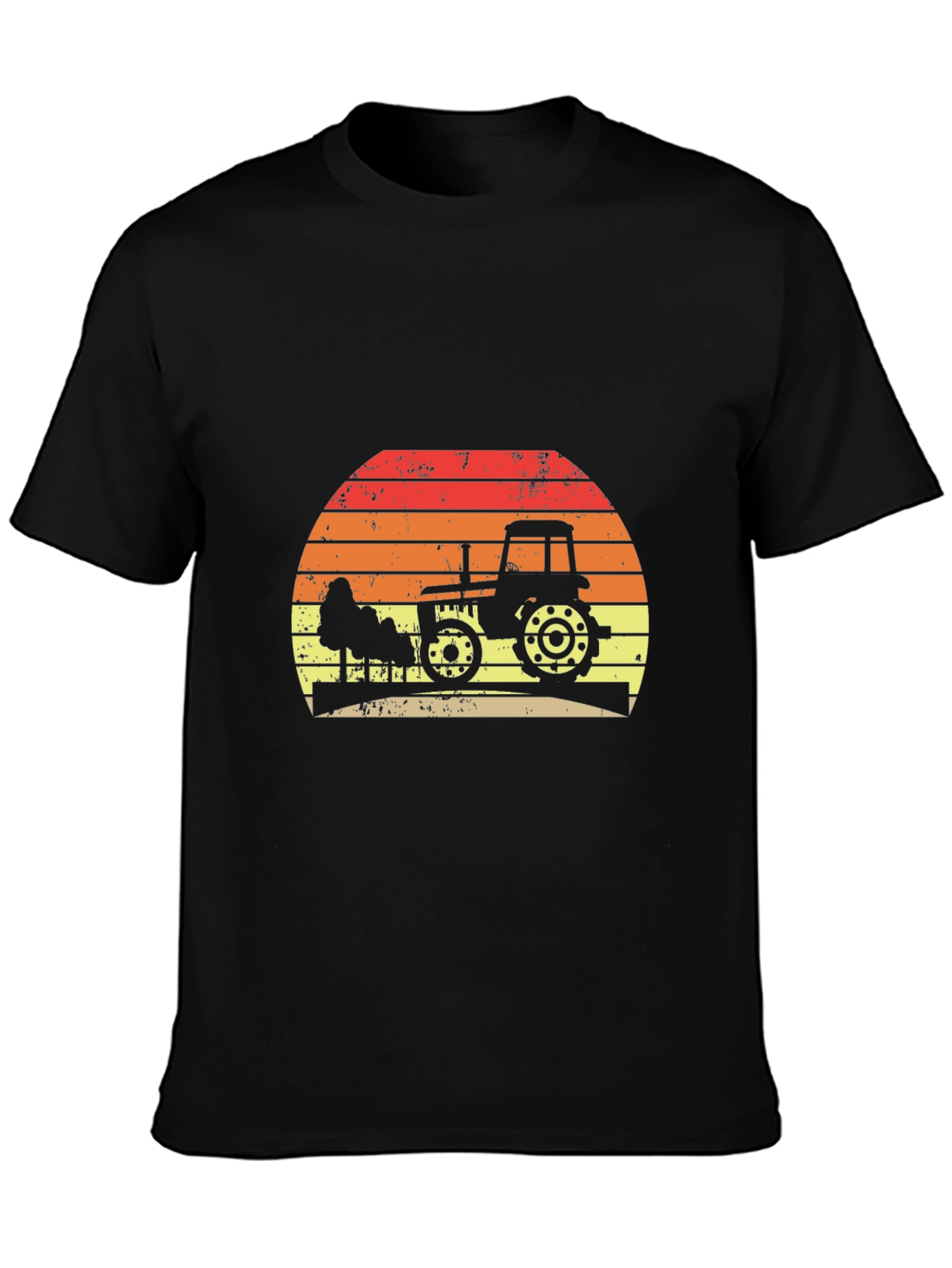 Tractor Sunset Graphic Tee - Farm Life