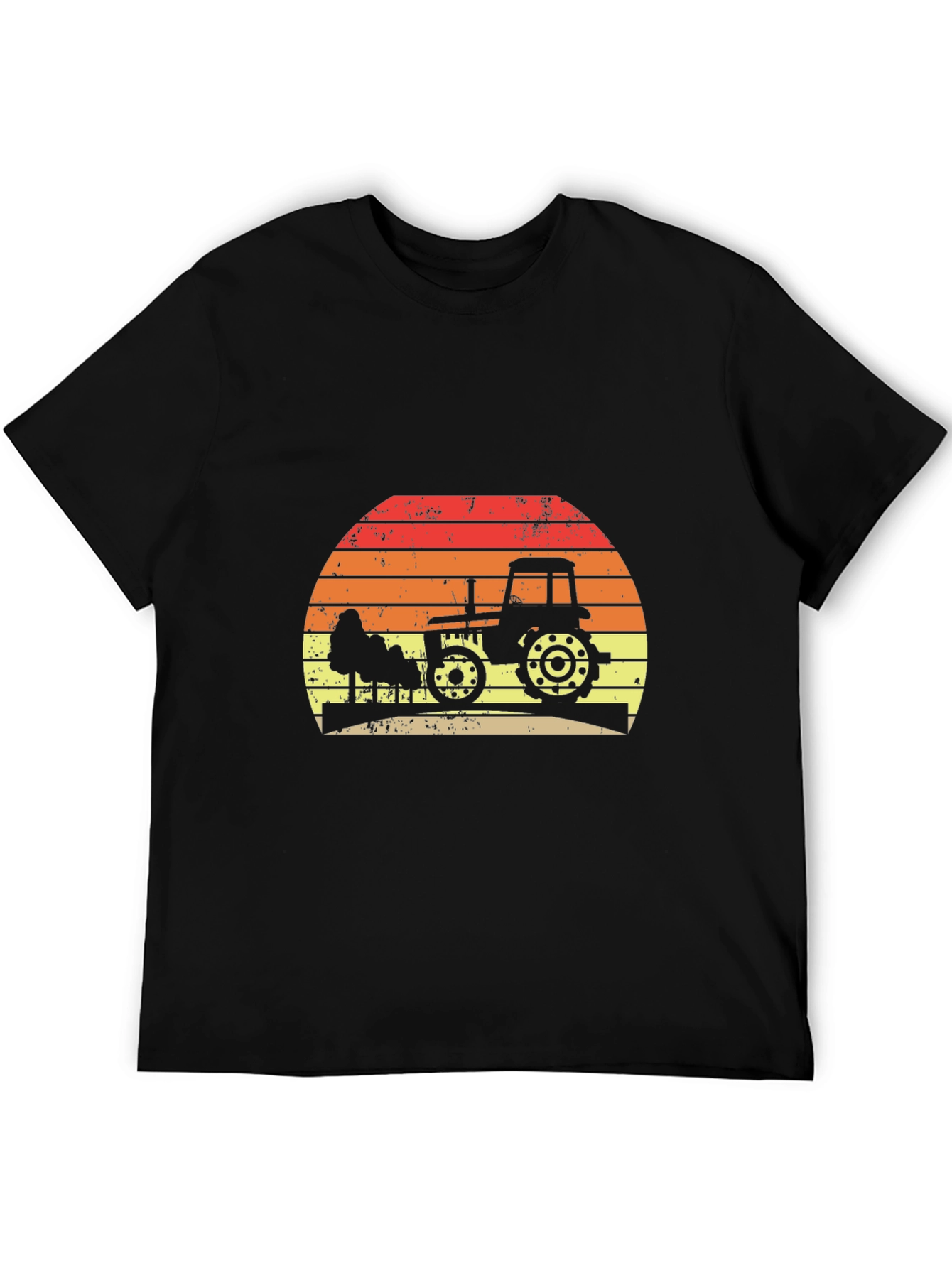 Tractor Sunset Graphic Tee - Farm Life