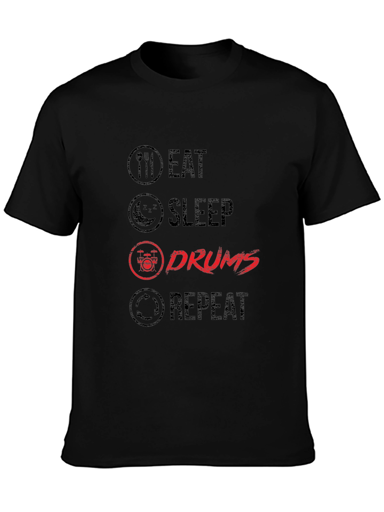 Eat Sleep Drums Repeat T-Shirt