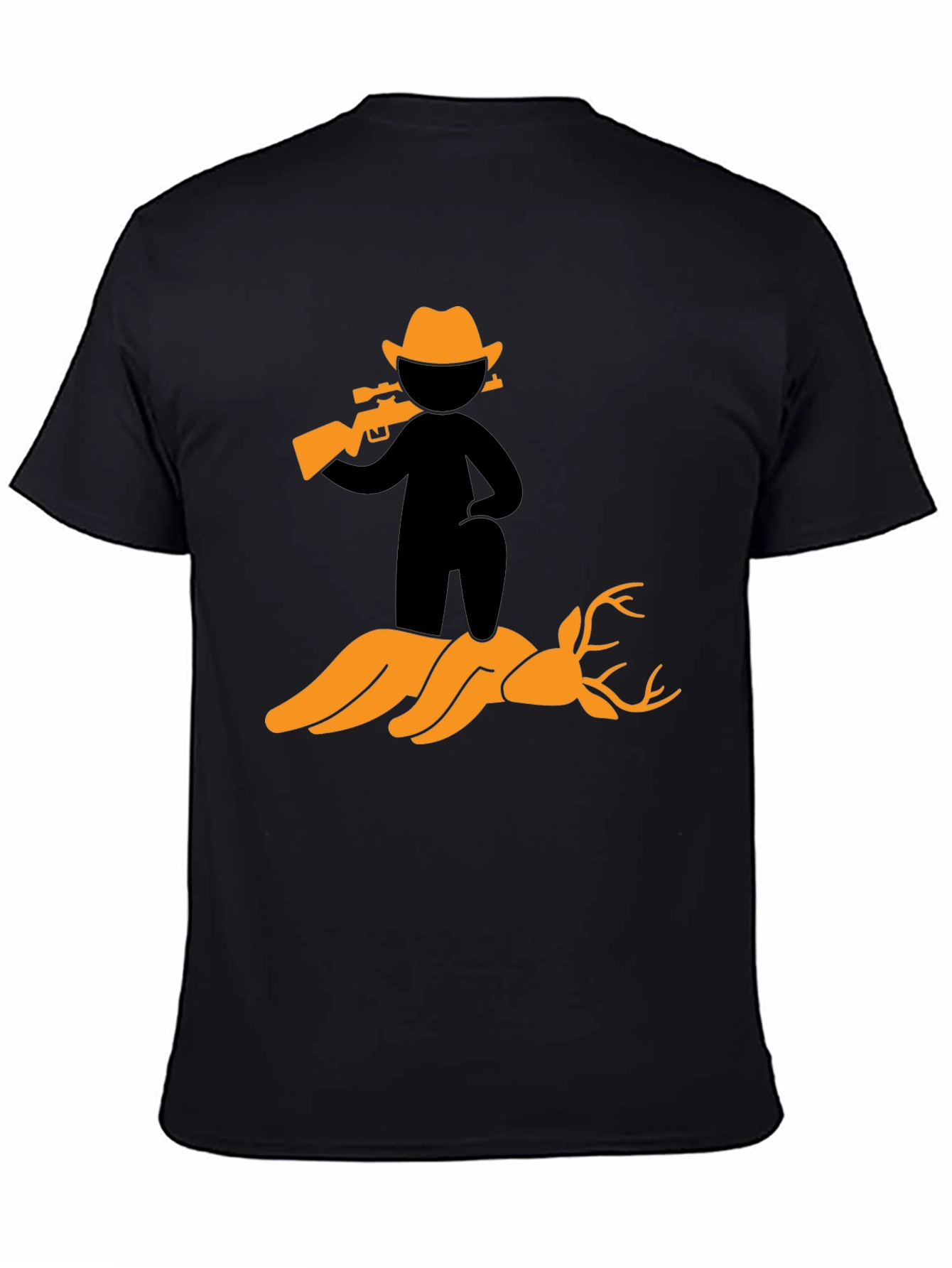 Hunter and Deer Graphic Tee - Bold Statement Shirt