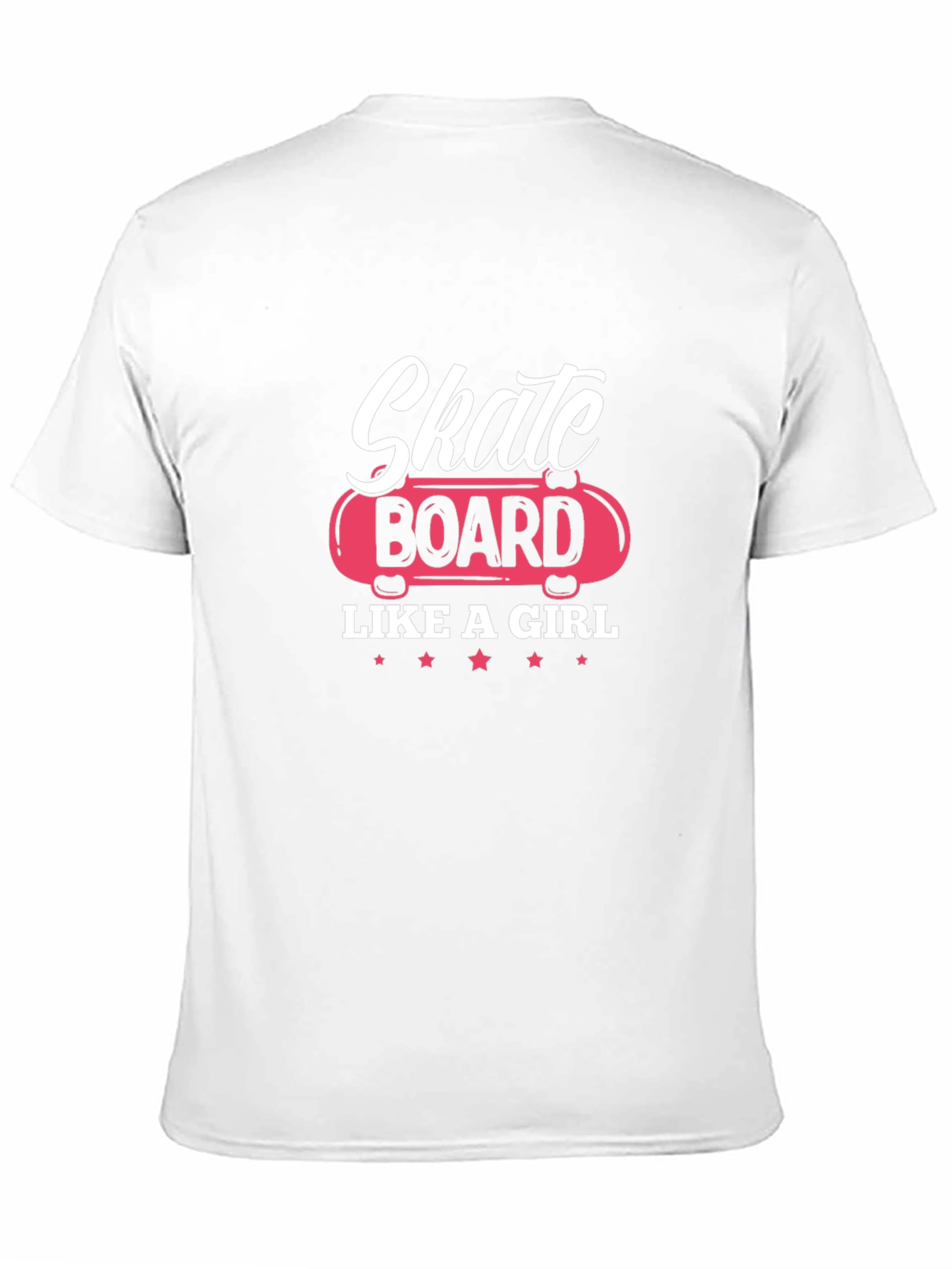 Skate Board Like A Girl Graphic Tee