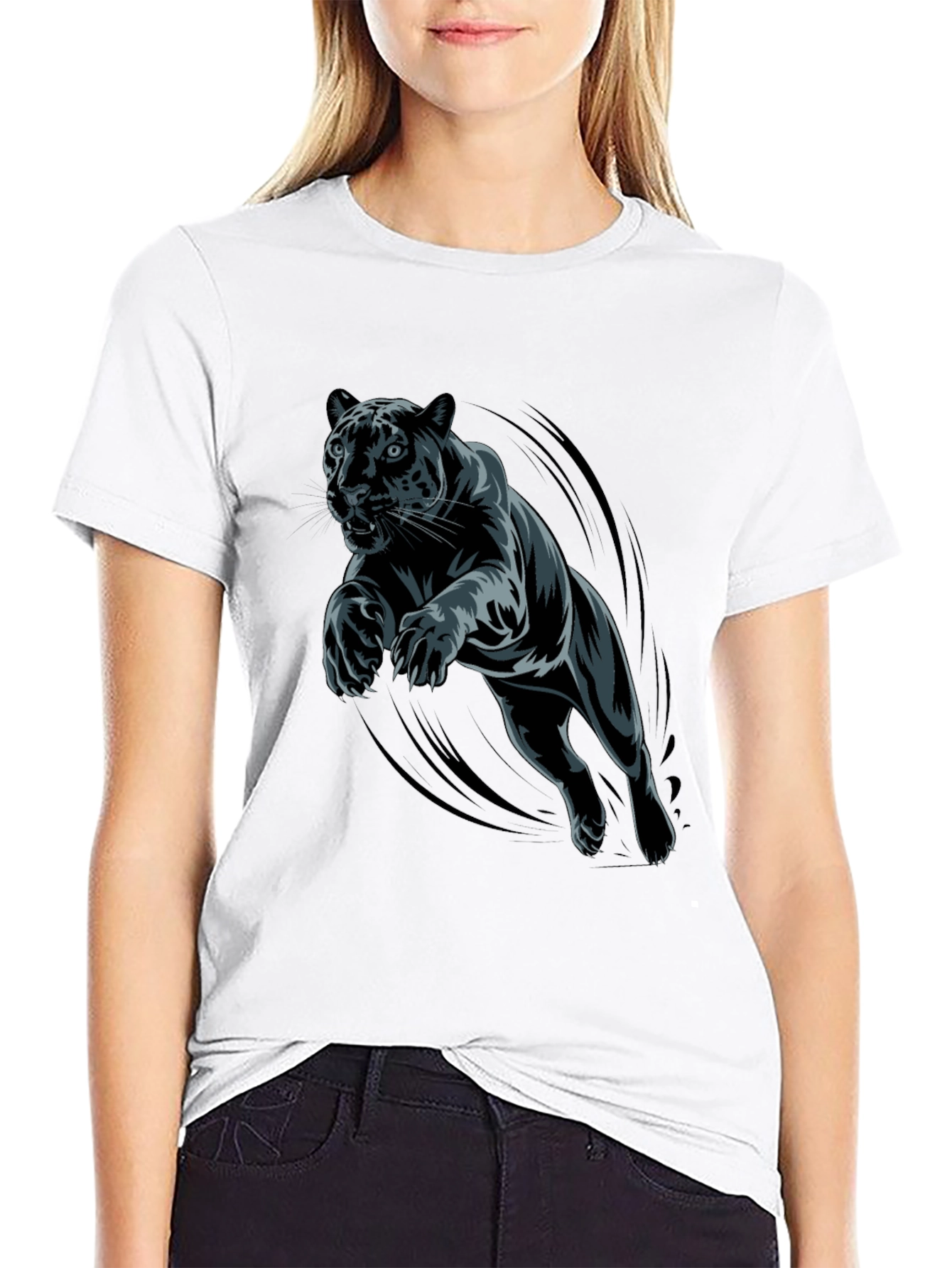 Black Panther Graphic Tee - Fierce Style