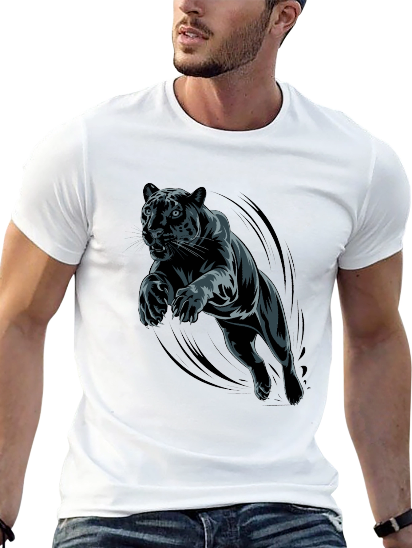 Black Panther Graphic Tee - Fierce Style