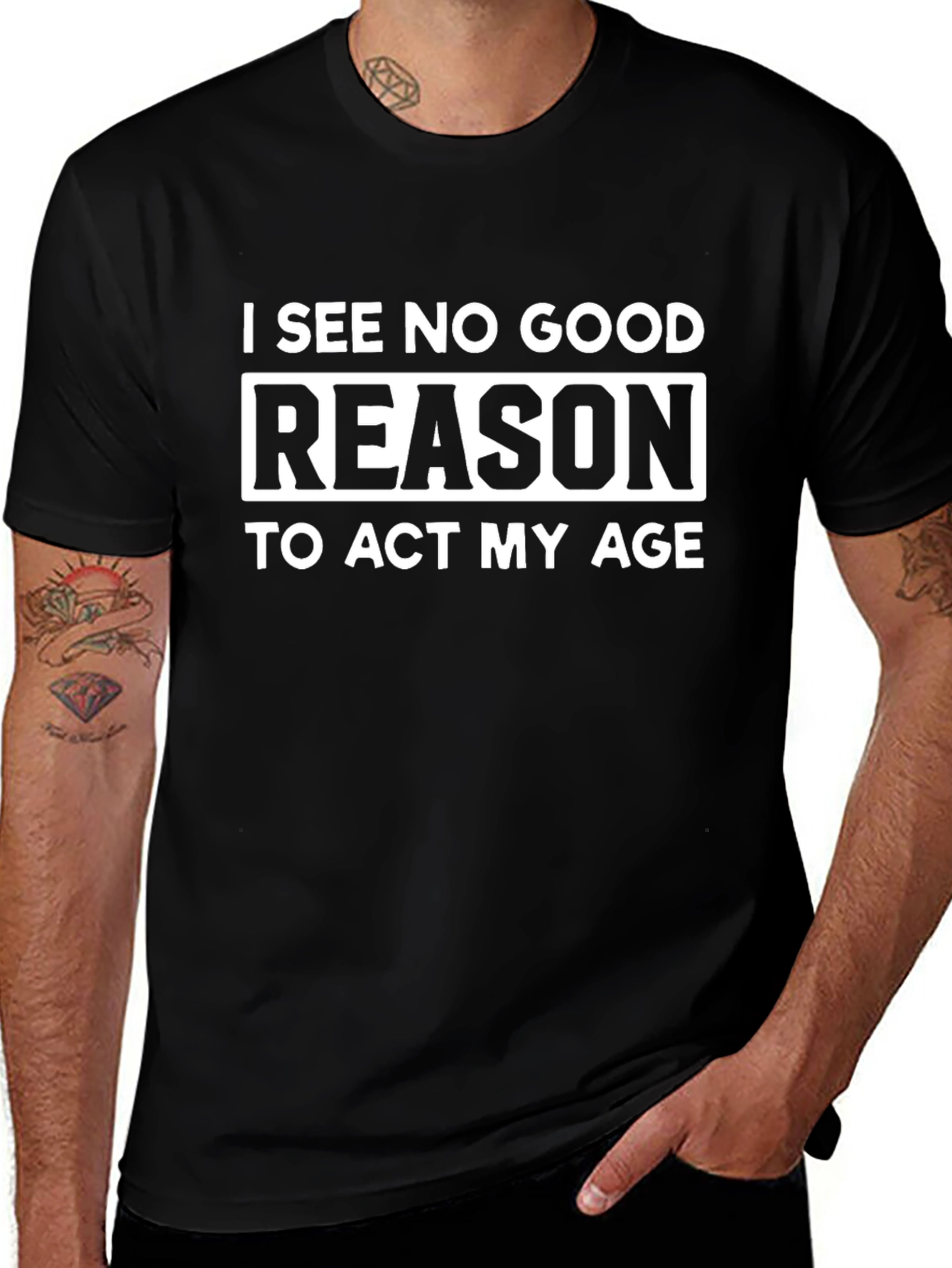 Funny I See No Good Reason Graphic T-Shirt