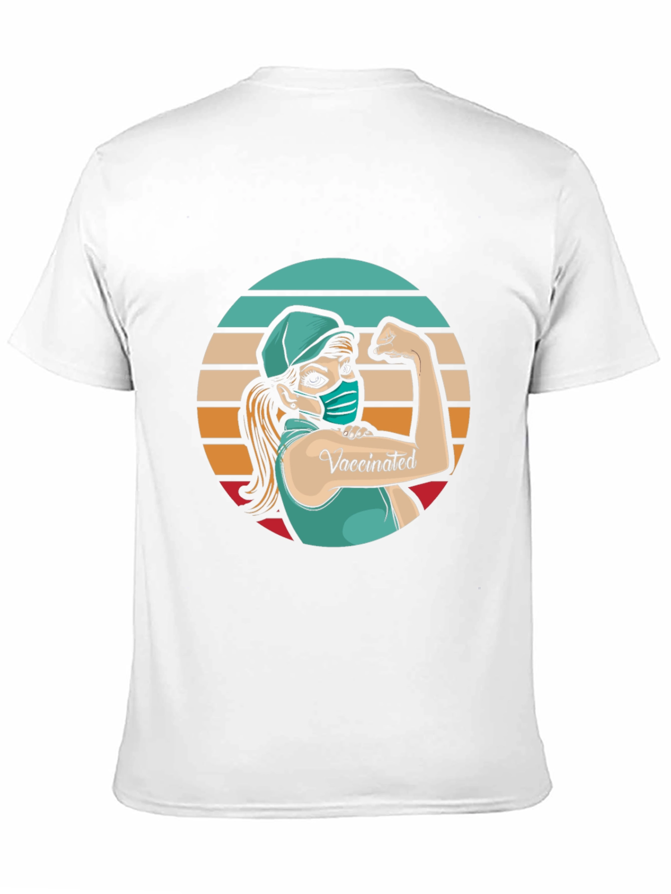 Vaccinated Woman Power T-Shirt