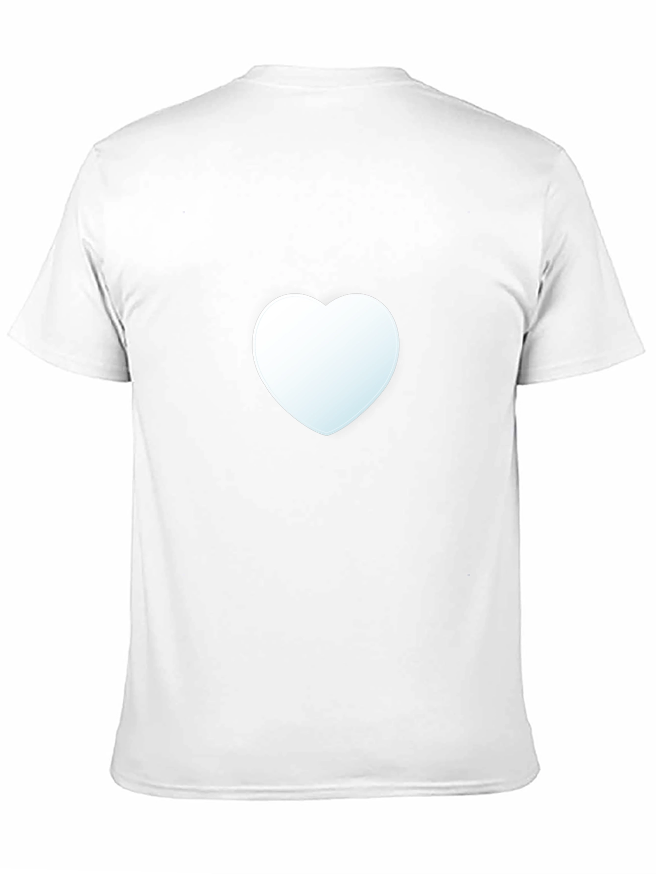 Heart Graphic Tee - Black Cotton Casual Shirt