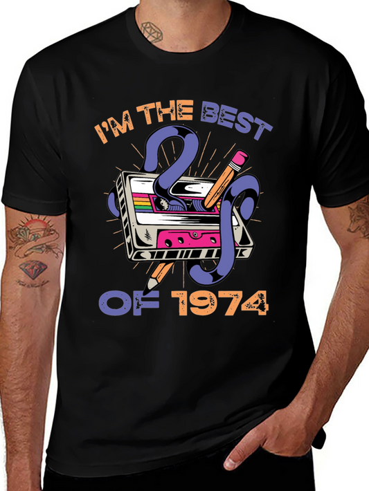 Best of 1974 Cassette Tape Graphic Tee
