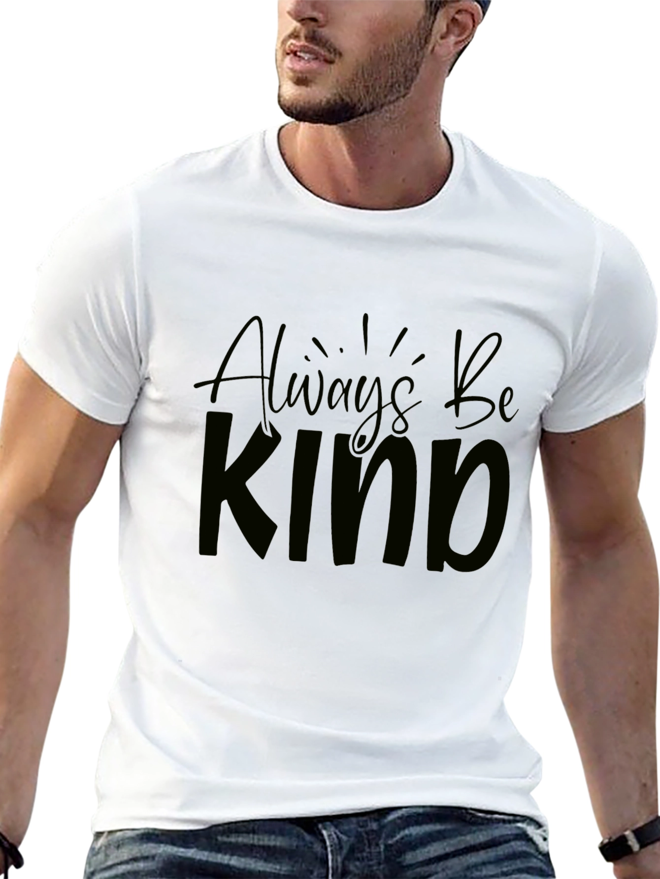 Always Be Kind Graphic T-Shirt - Soft Cotton Blend