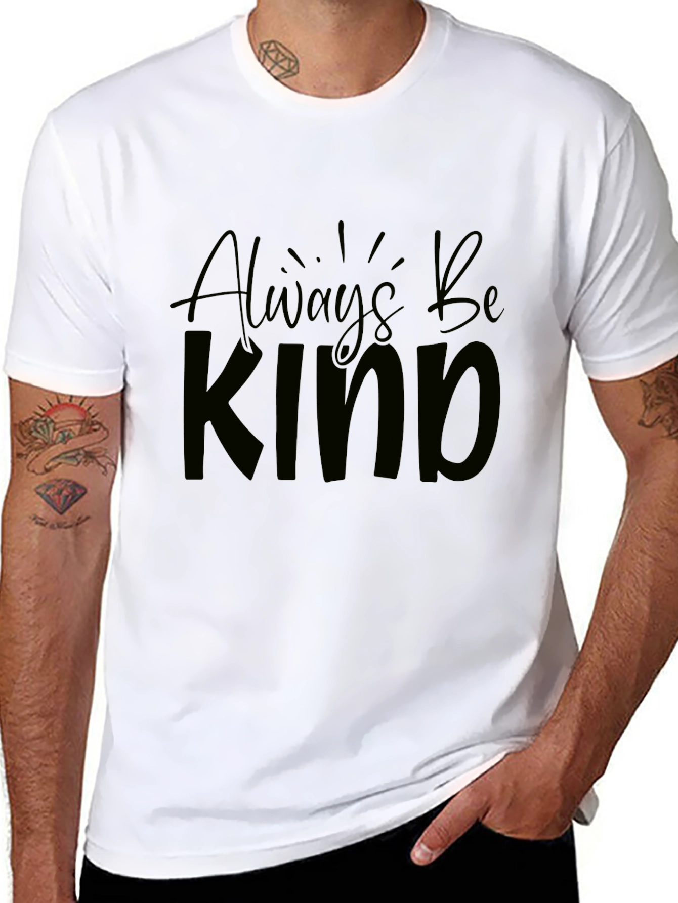 Always Be Kind Graphic T-Shirt - Soft Cotton Blend