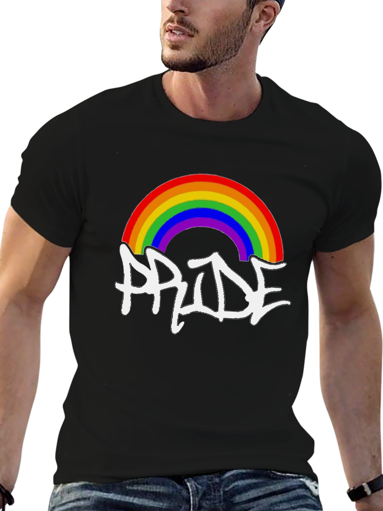 Pride Rainbow Graphic T-Shirt
