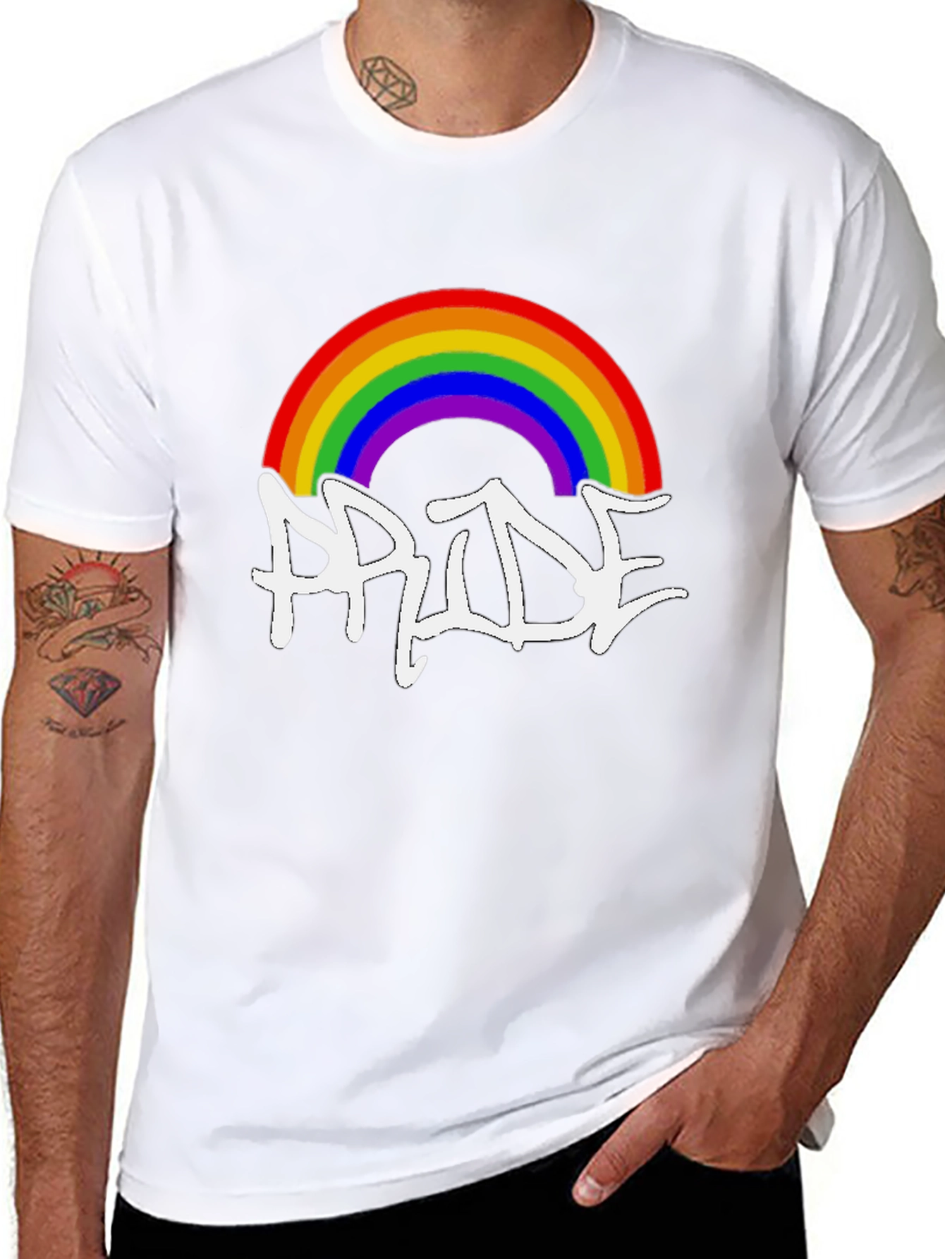 Pride Rainbow Graphic T-Shirt