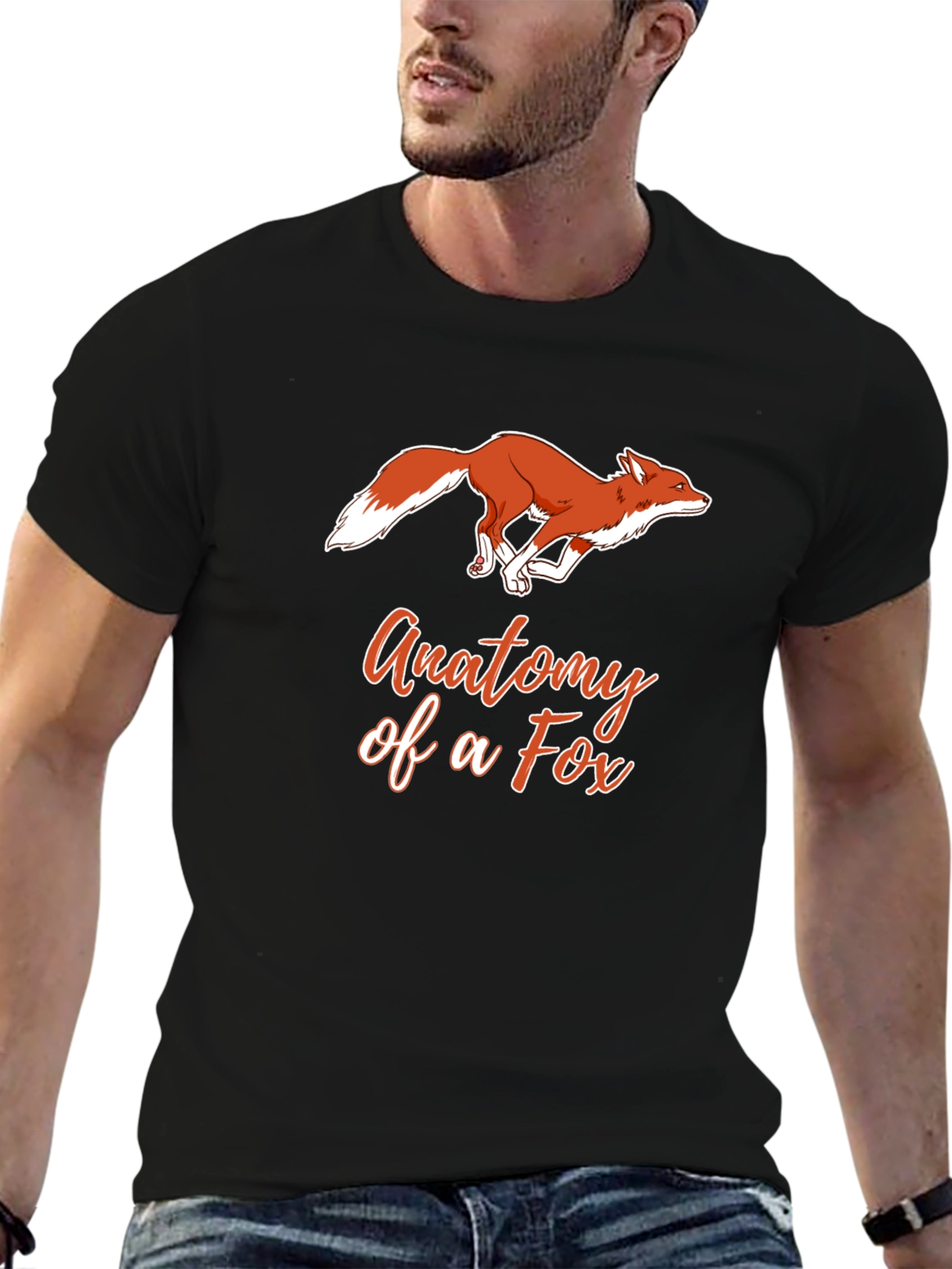 Anatomy of a Fox Graphic T-Shirt