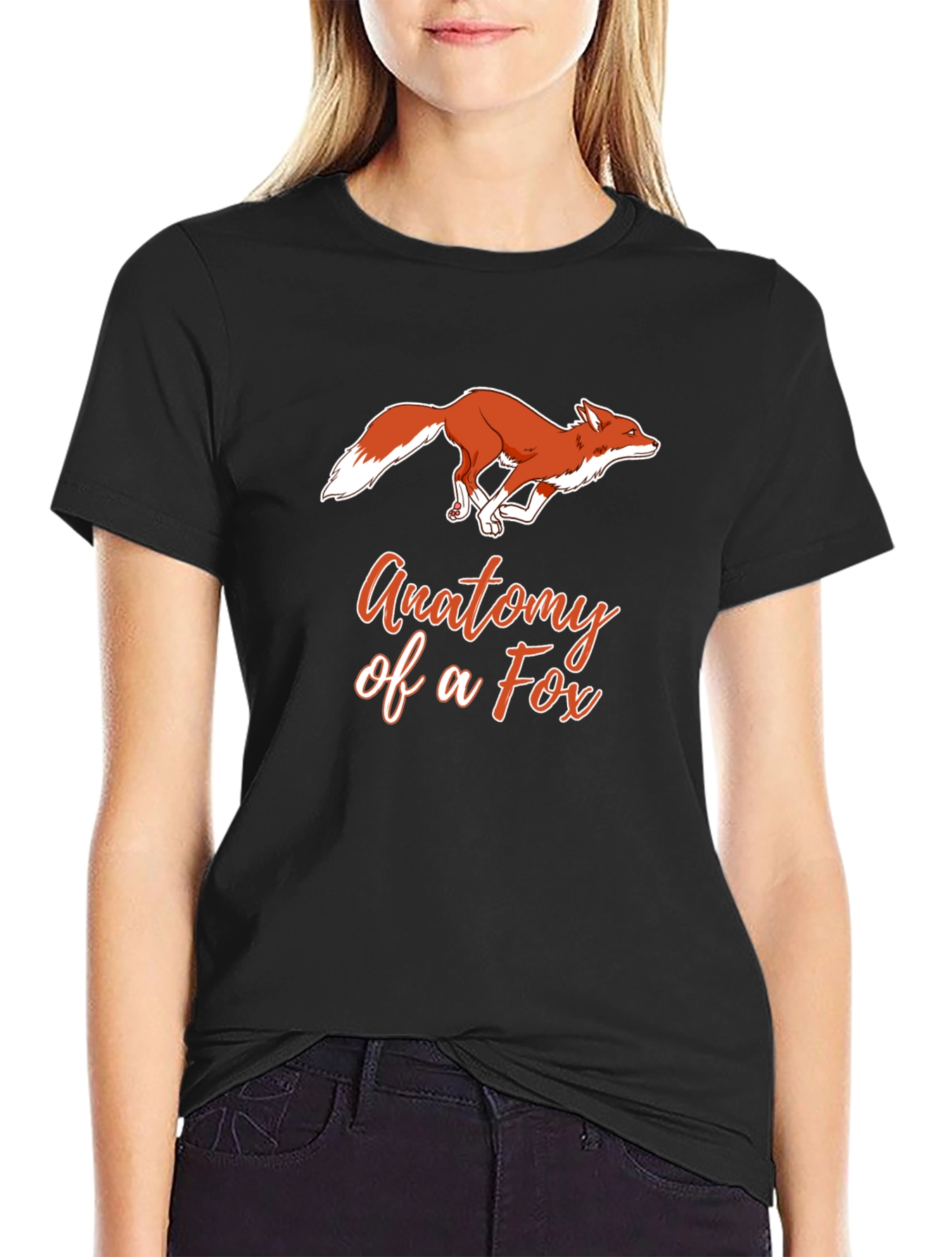 Anatomy of a Fox Graphic T-Shirt